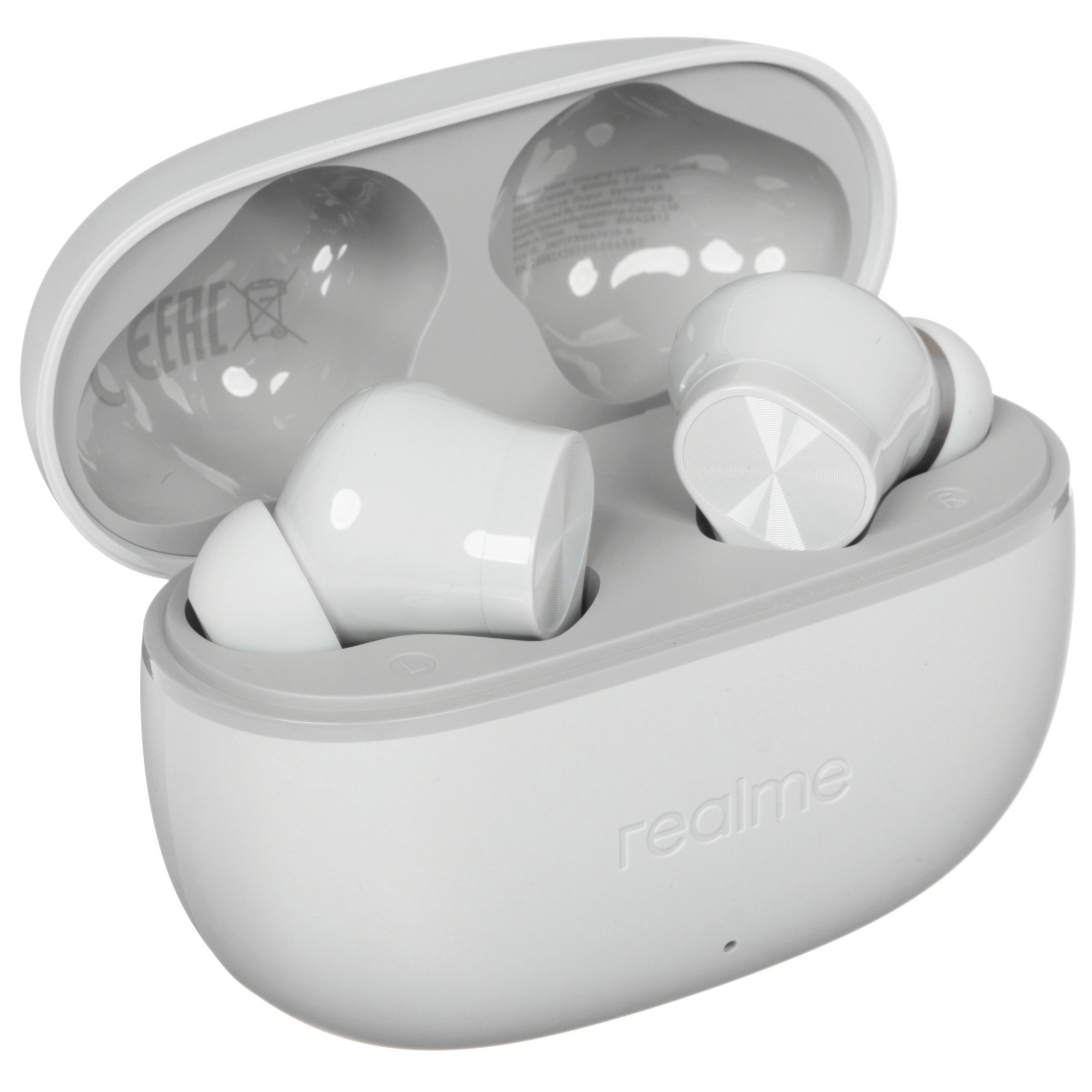 Гарнитура внутриканальные Realme Buds T200 Lite серый беспроводные bluetooth в ушной раковине (69417