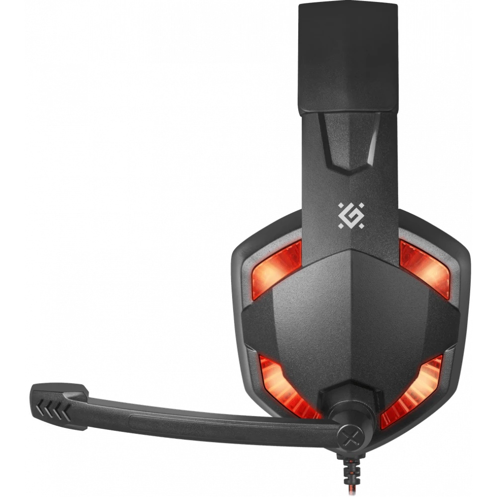 Гарнитура Defender WARHEAD G-370 черный/красный