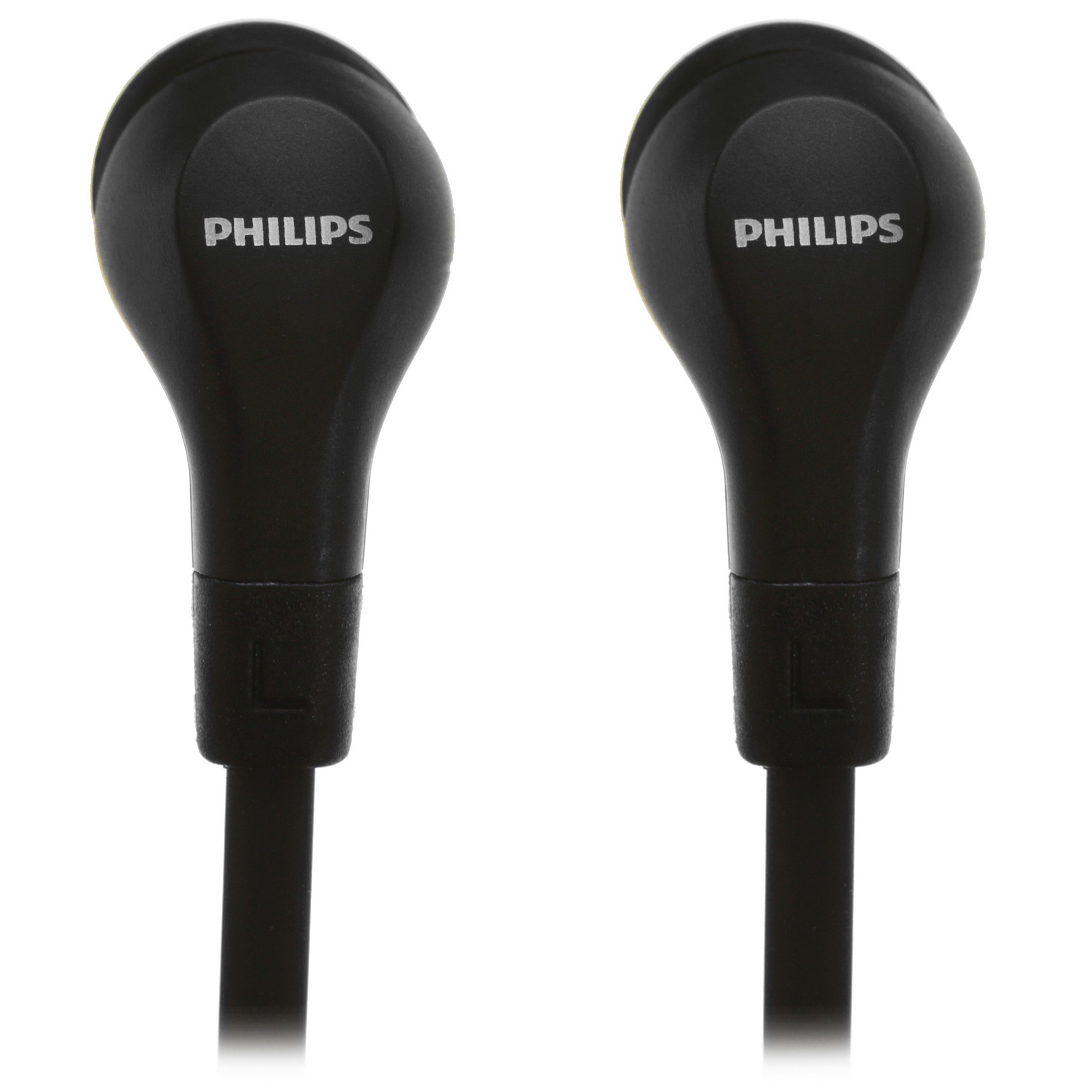 Гарнитура вкладыши Philips TAE1105BK/00 1.2м черный проводные в ушной раковине