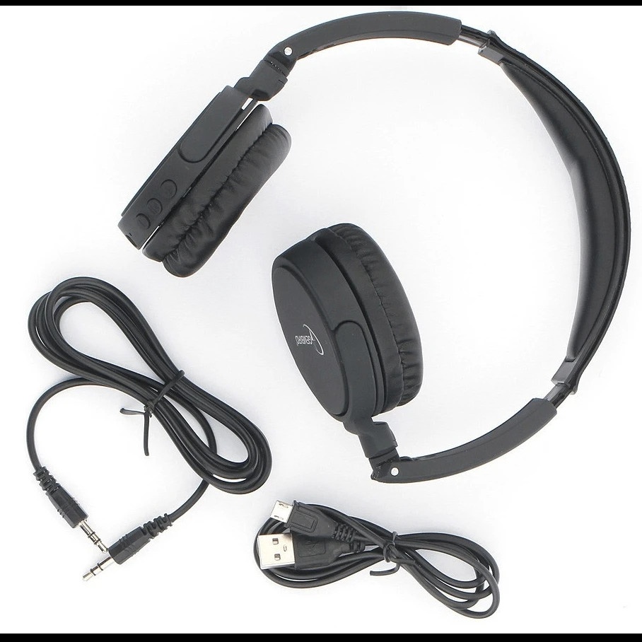 Гарнитура стерео беспров. Gembird BHS-100  черный  Bluetooth v.5.0