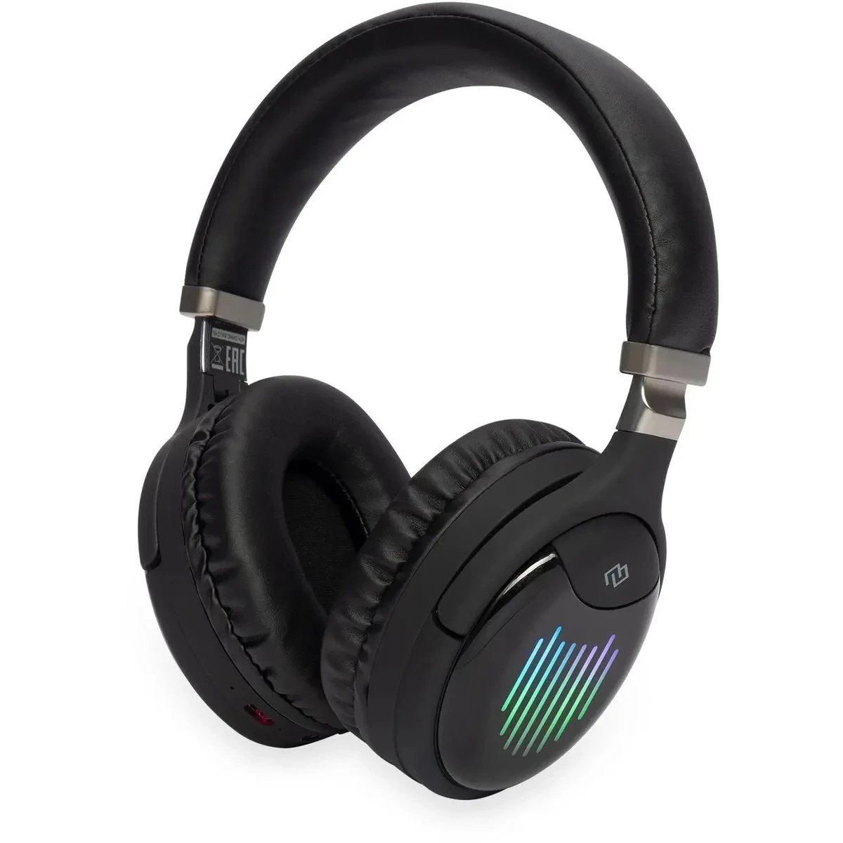Гарнитура накладные Digma BT-16 черный беспроводные bluetooth оголовье