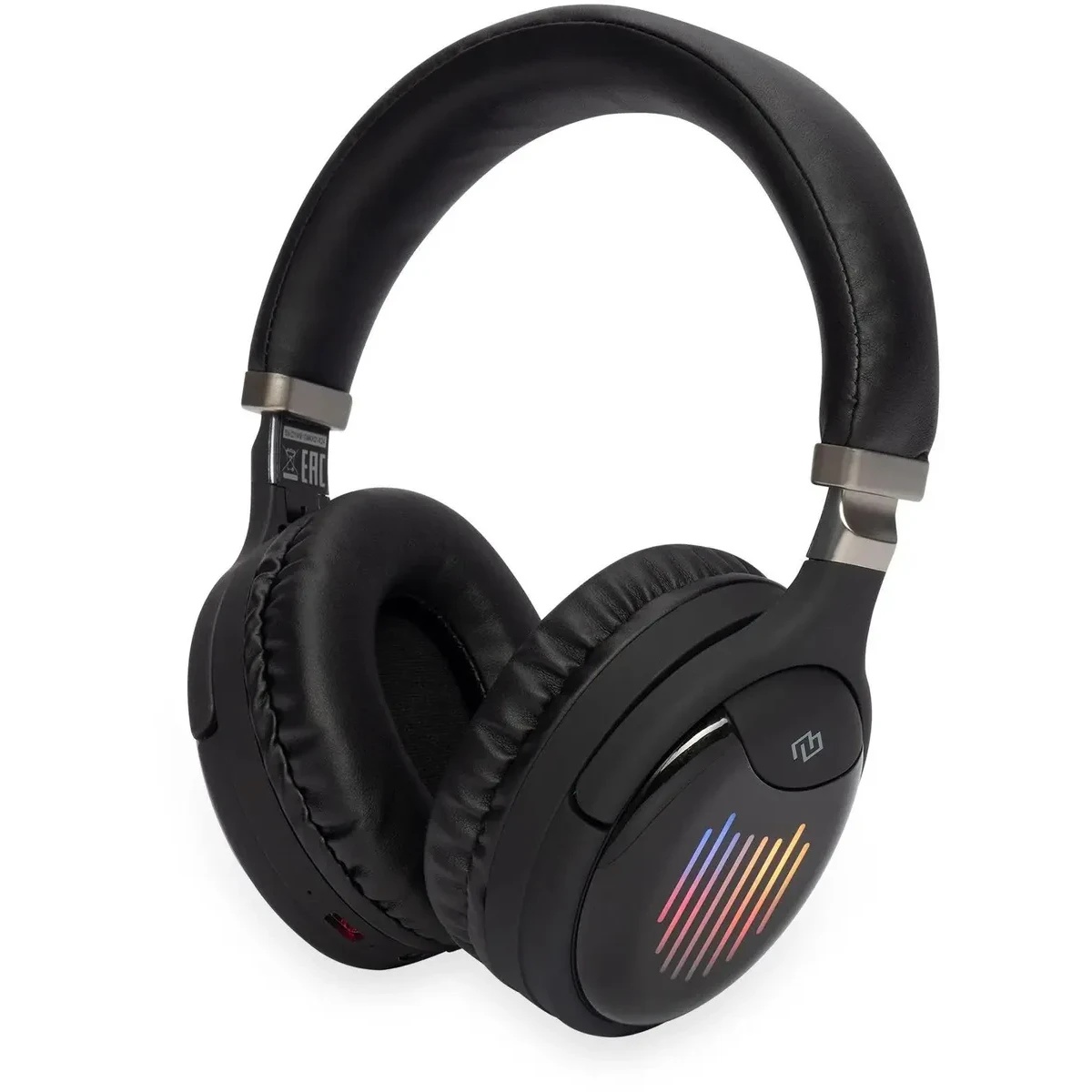 Гарнитура накладные Digma BT-16 черный беспроводные bluetooth оголовье