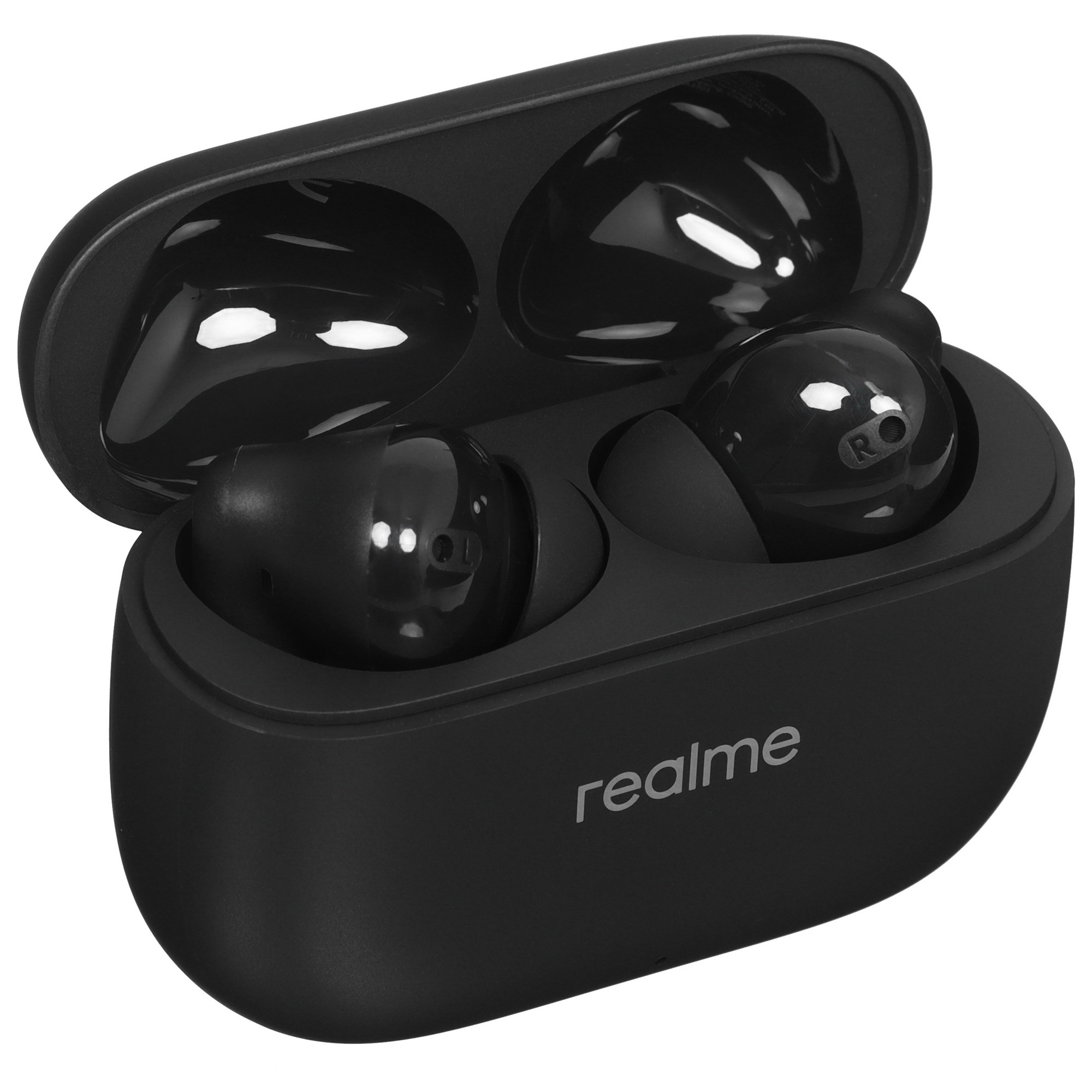 Гарнитура внутриканальные Realme Buds T310 черный беспроводные bluetooth в ушной раковине