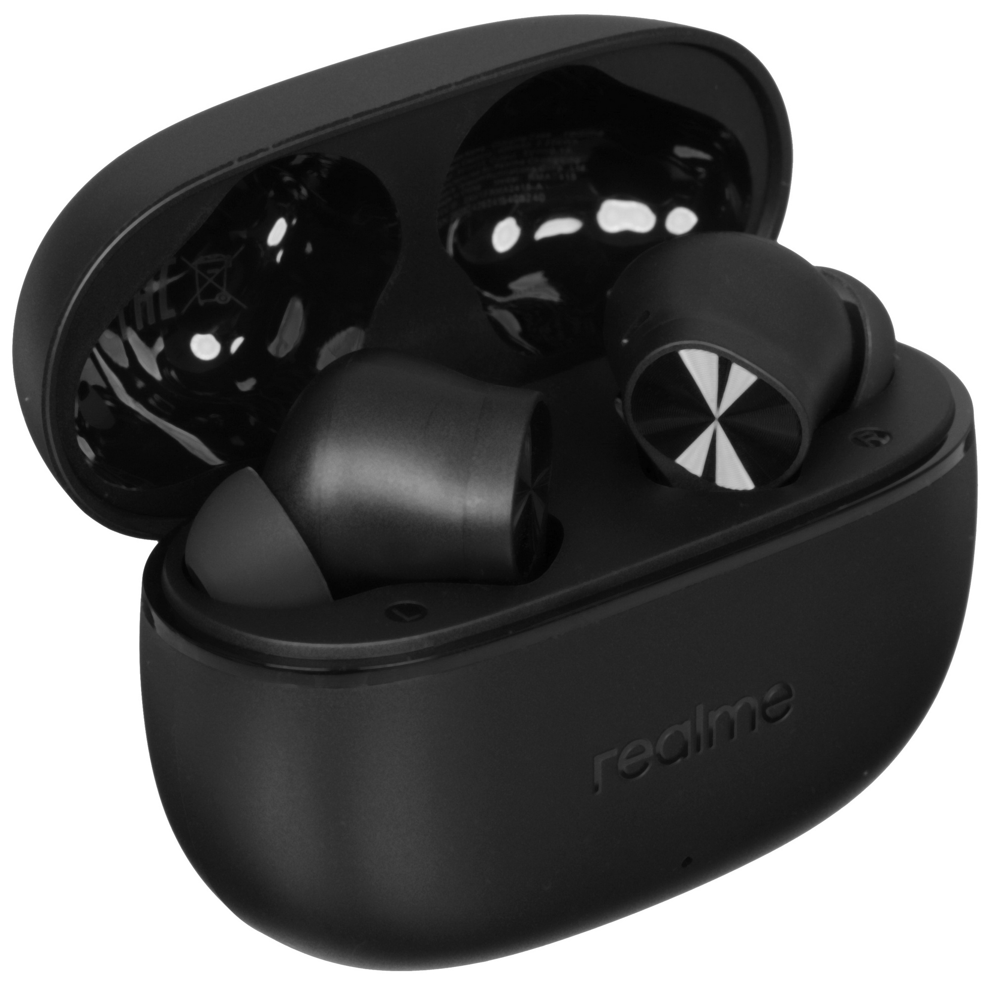 Гарнитура внутриканальные Realme Buds T200x черный беспроводные bluetooth в ушной раковине (69417644