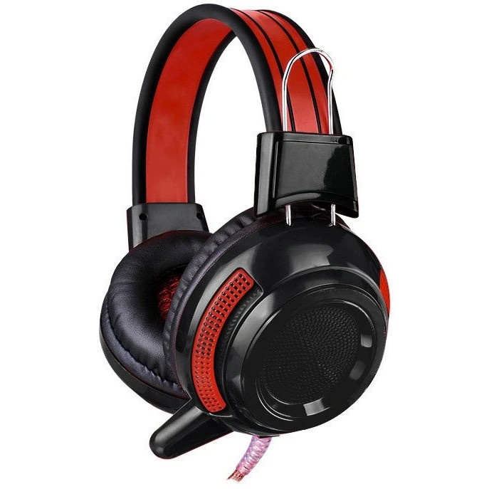 Наушники Oklick HS-G300 черный/красный {2.5м мониторы оголовье (AH-V1)}