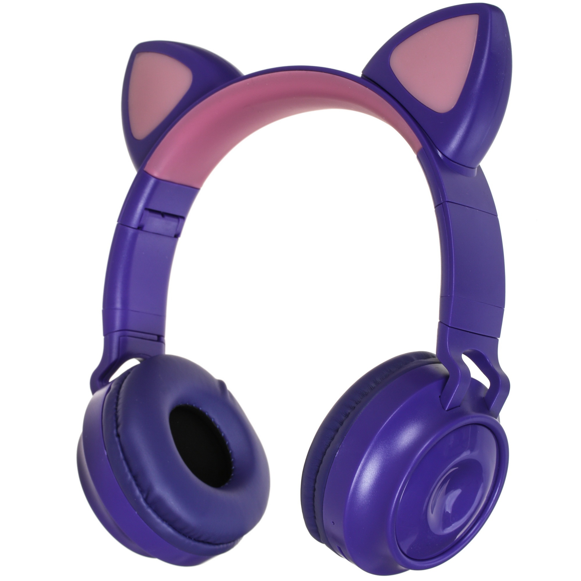 Гарнитура-Bluetooth QUMO Party Cat ВТ 0026 фиолетовая  накладная