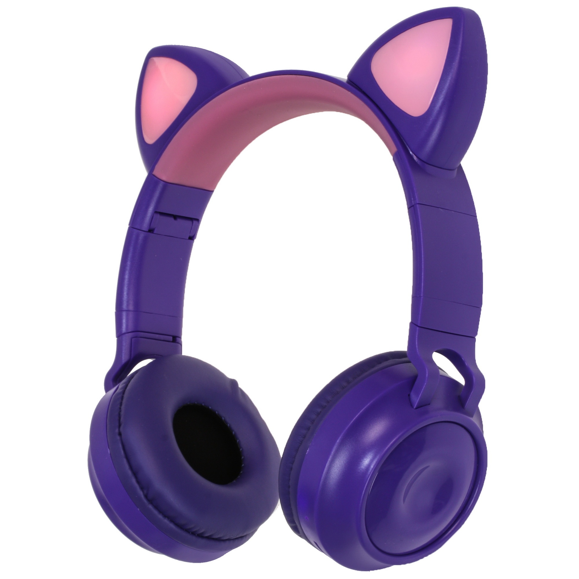 Гарнитура-Bluetooth QUMO Party Cat ВТ 0026 фиолетовая  накладная