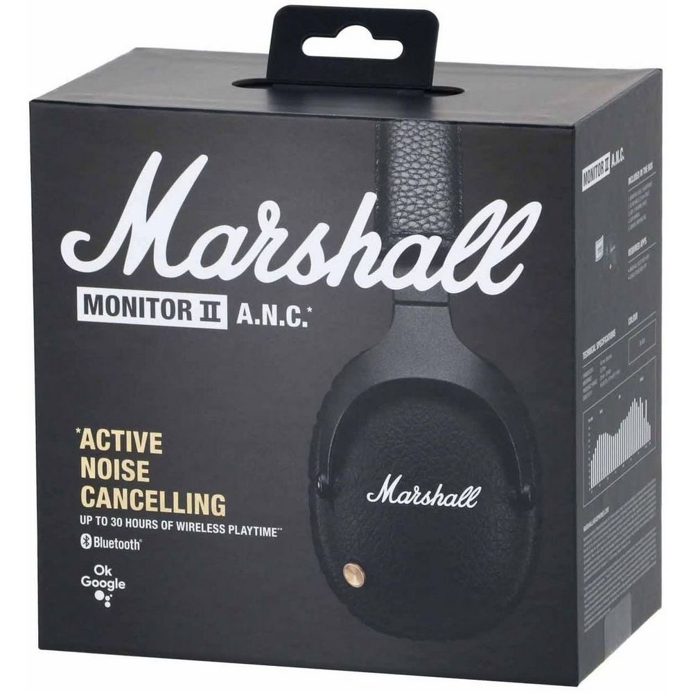 Наушники накладные Marshall Monitor II ANC  черный