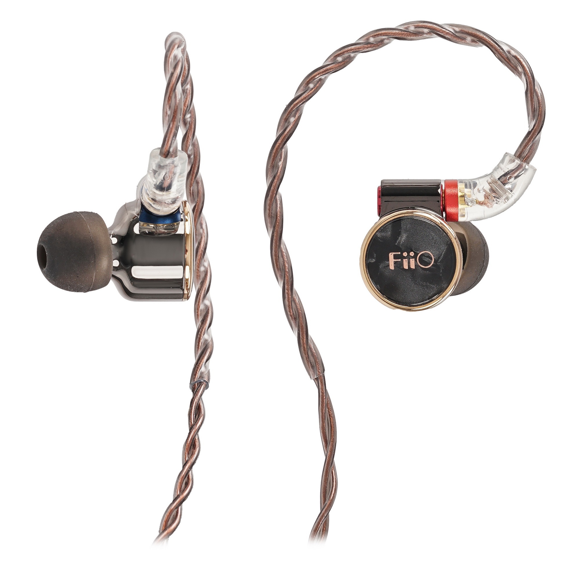 Наушники вкладыши Fiio FD3 1.2м черный/медный проводные в ушной раковине