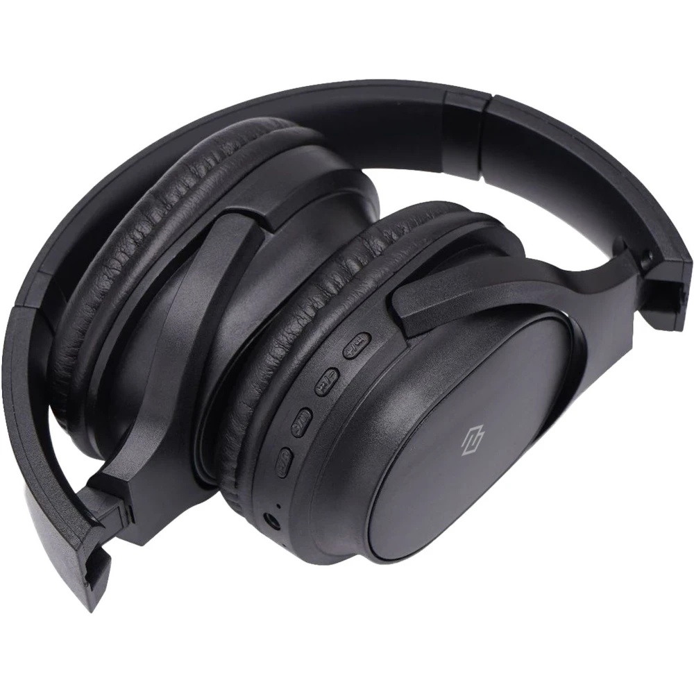 Гарнитура накладные Digma BT-18 черный беспроводные bluetooth оголовье