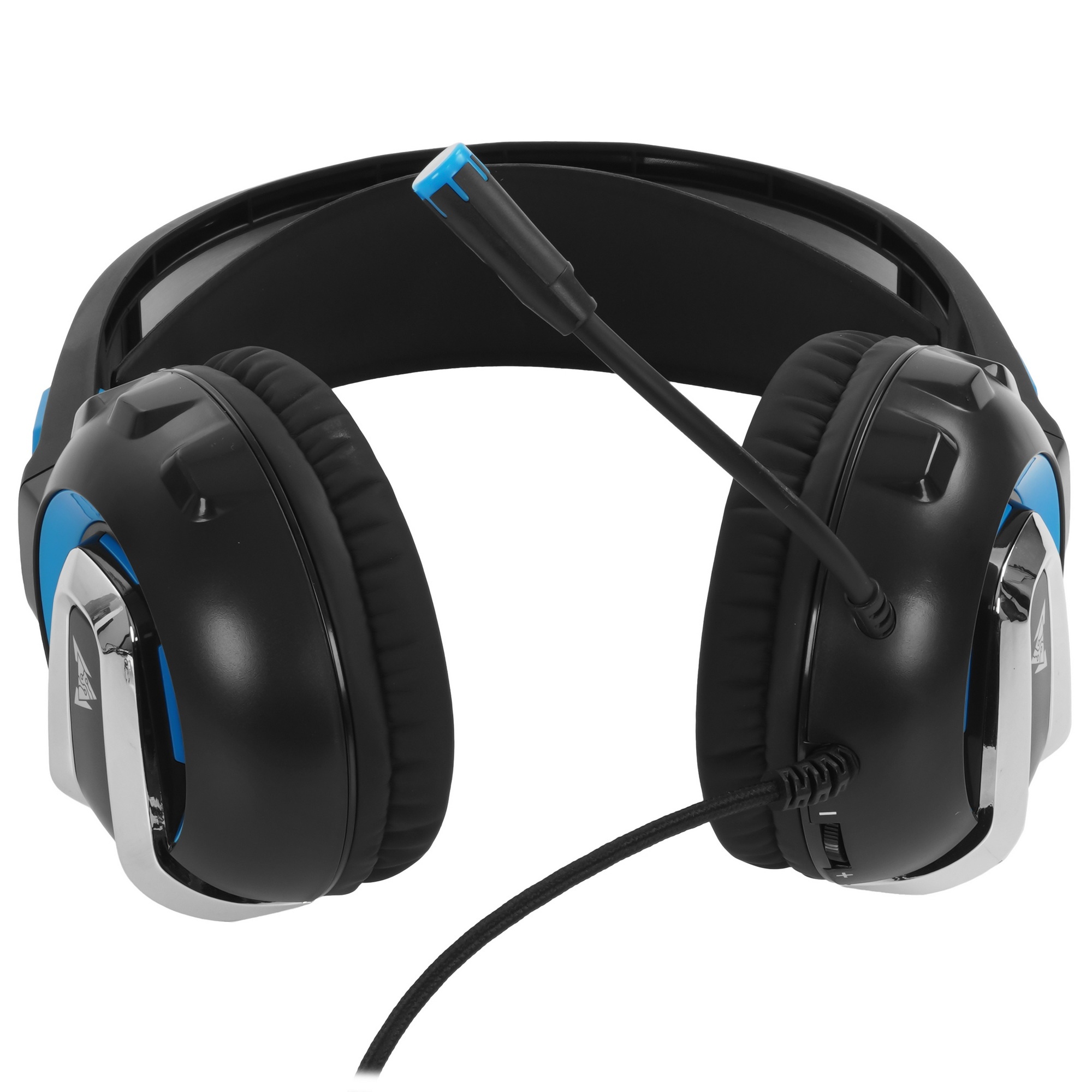 Гарнитура игровая Crown CMGH-3001 черный/синий