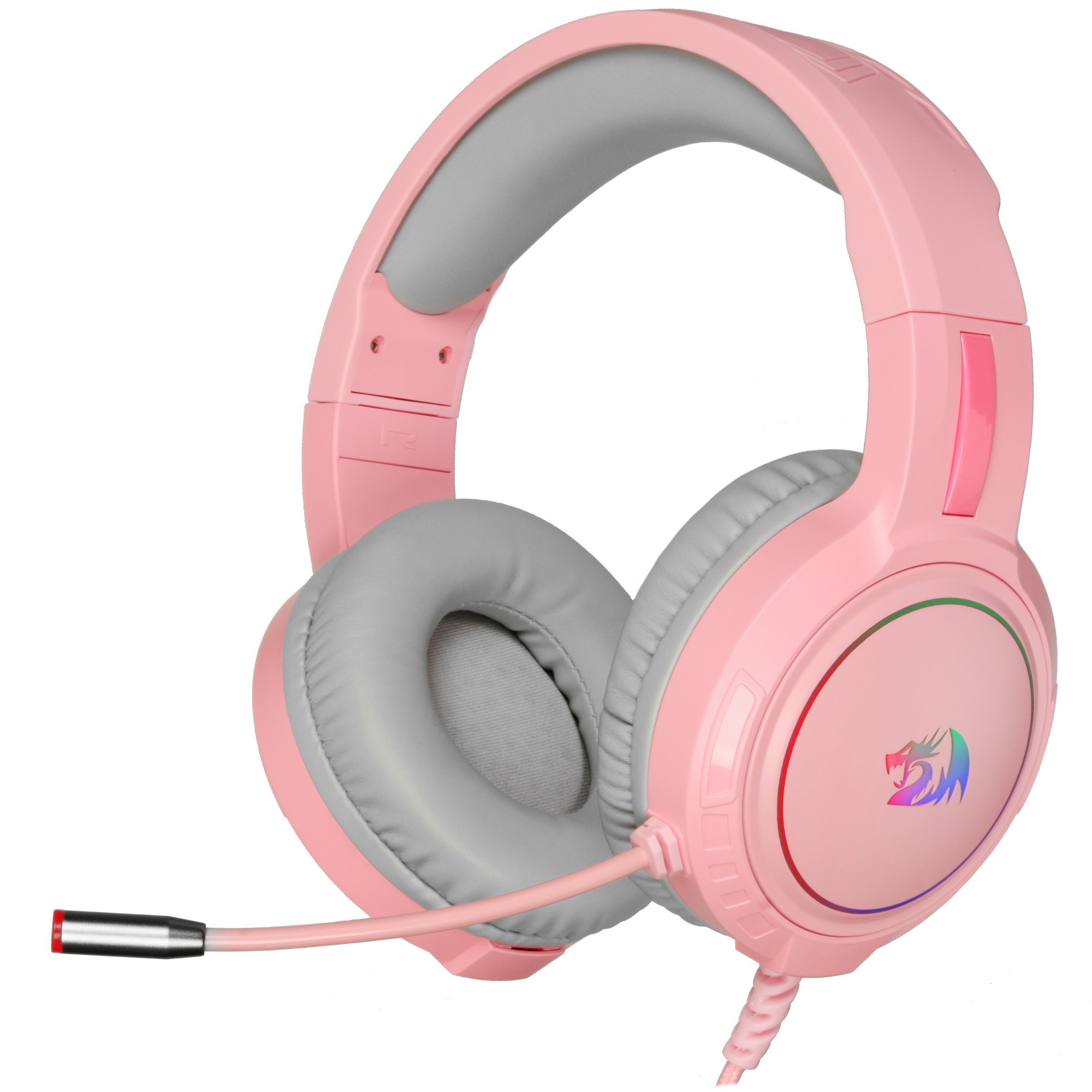 Гарнитура игровая Defender Mento RGB  3.5мм  розовые