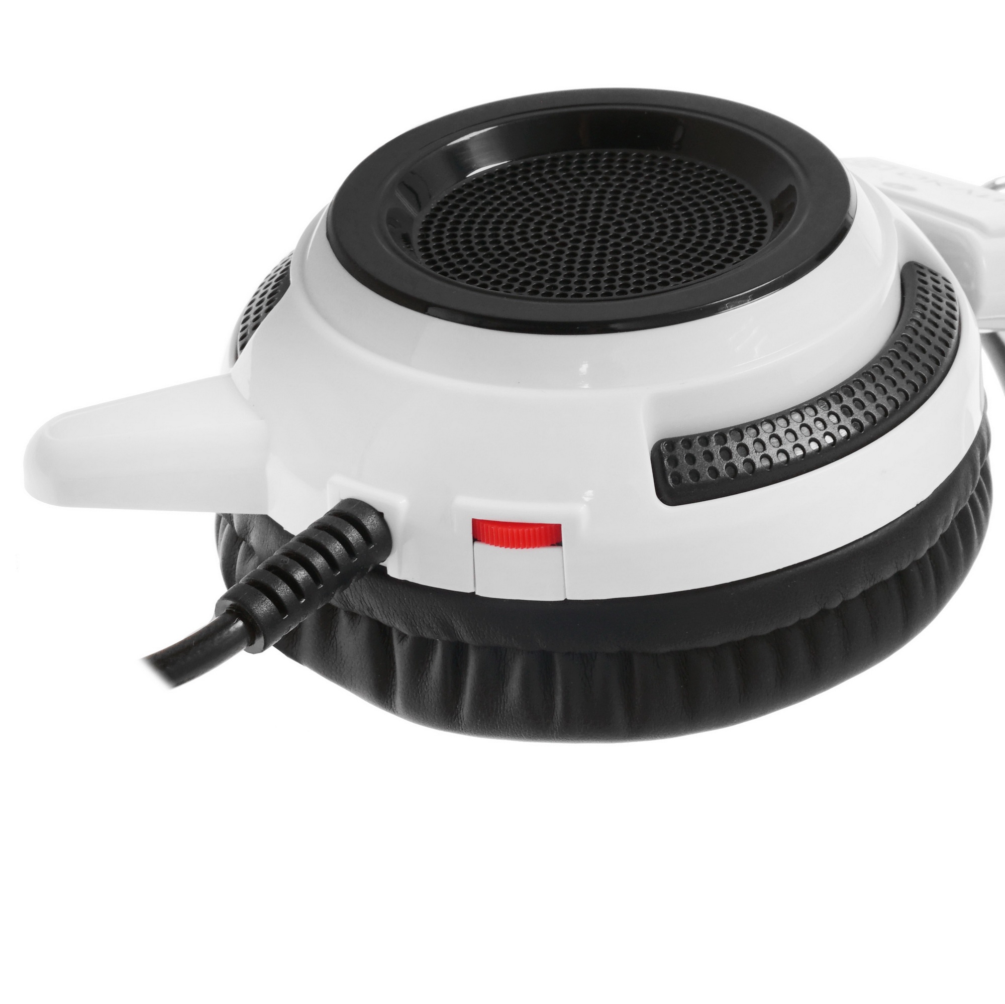 Наушники с микрофоном Oklick HS-G300 белый/черный 2.5м мониторы