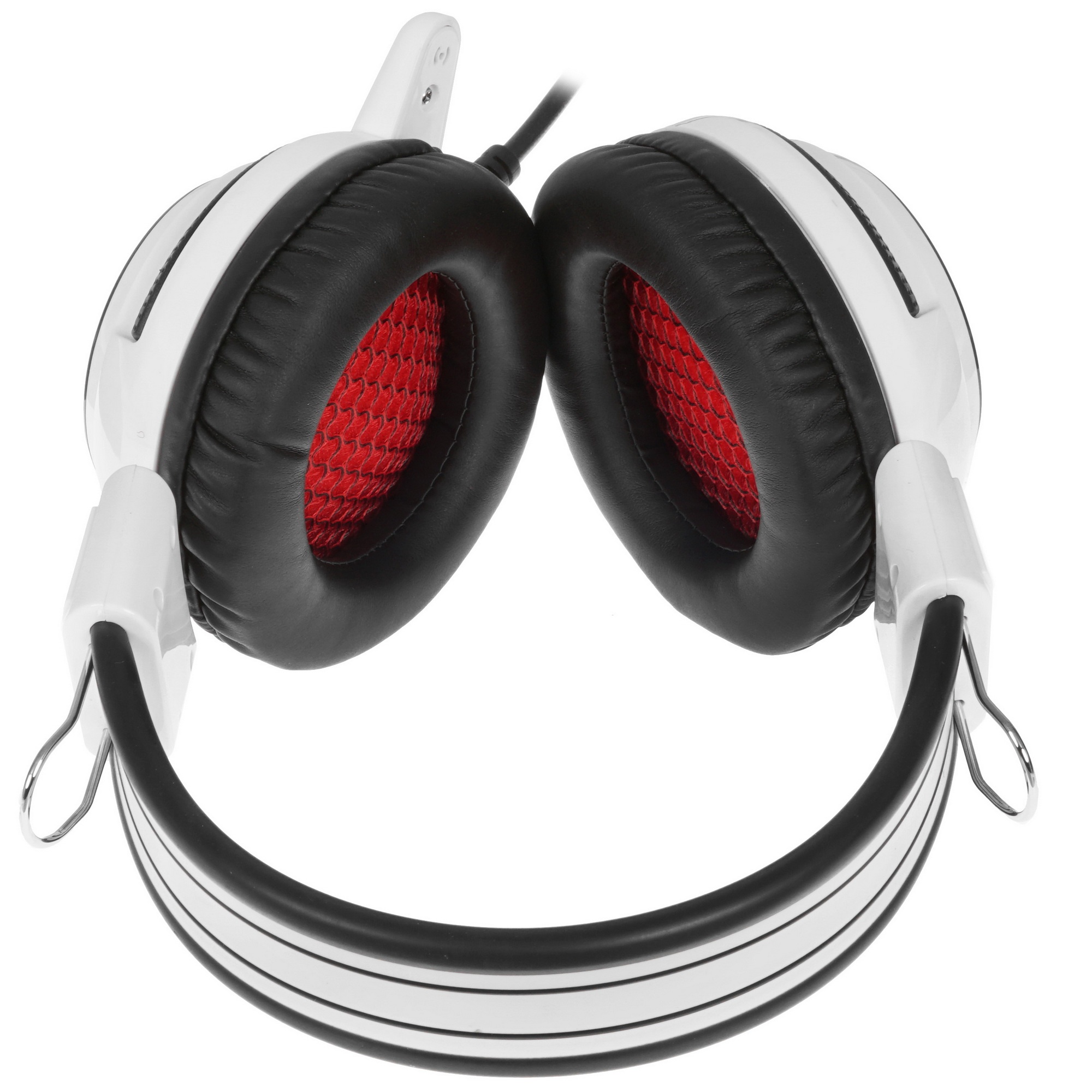 Наушники с микрофоном Oklick HS-G300 белый/черный 2.5м мониторы