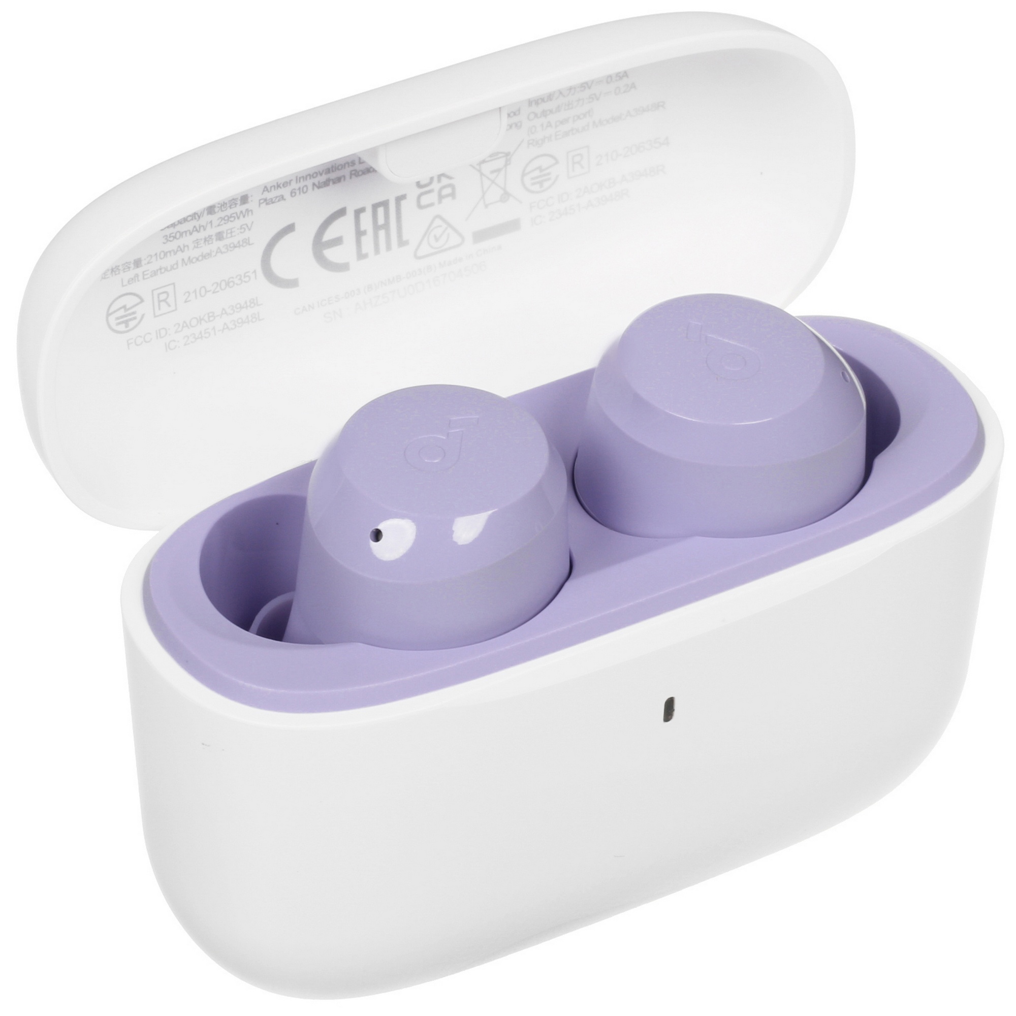 Наушники TWS Soundcore A25i Фиолетовый v.2