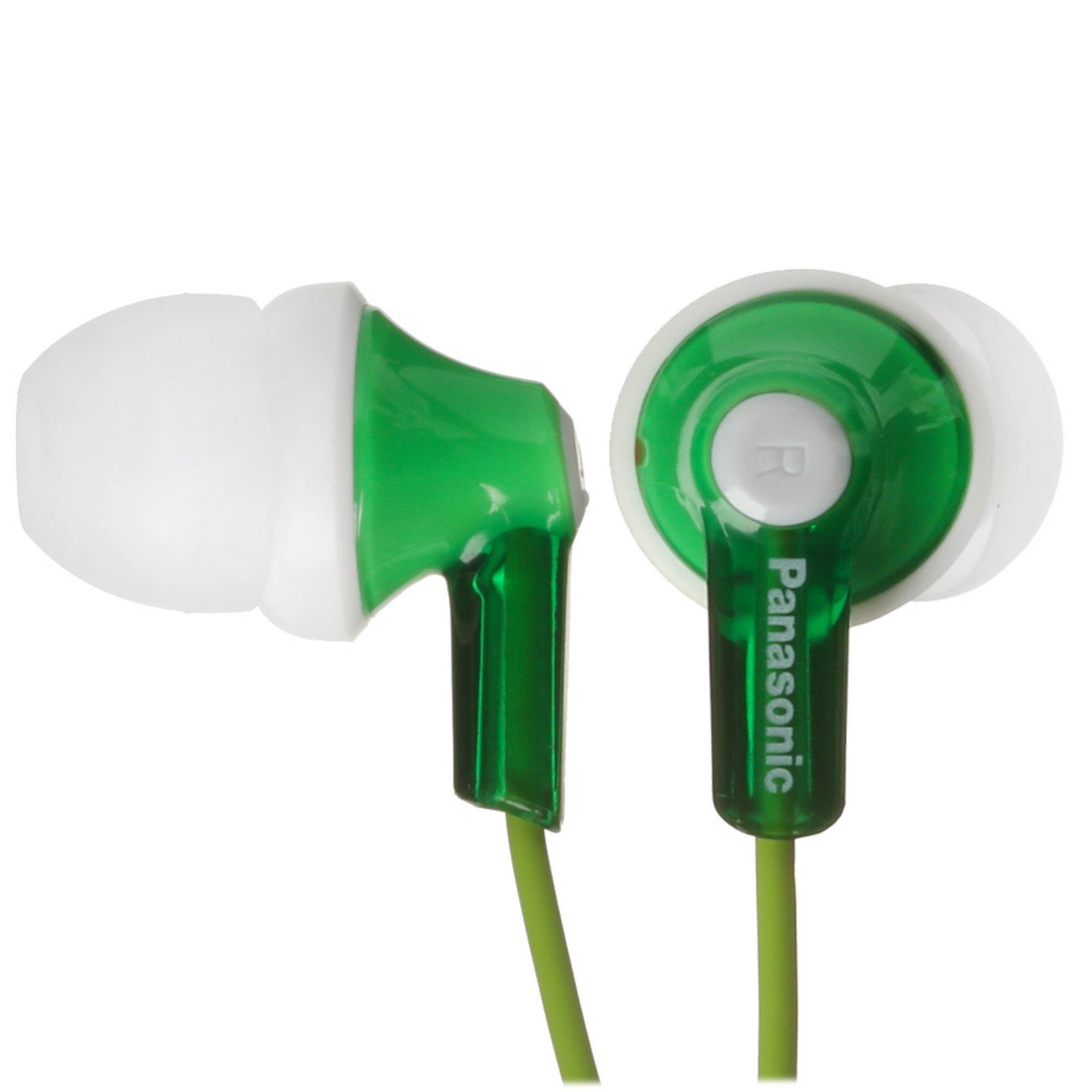 Наушники Panasonic RP-HJE118GUG зеленый 1.1м