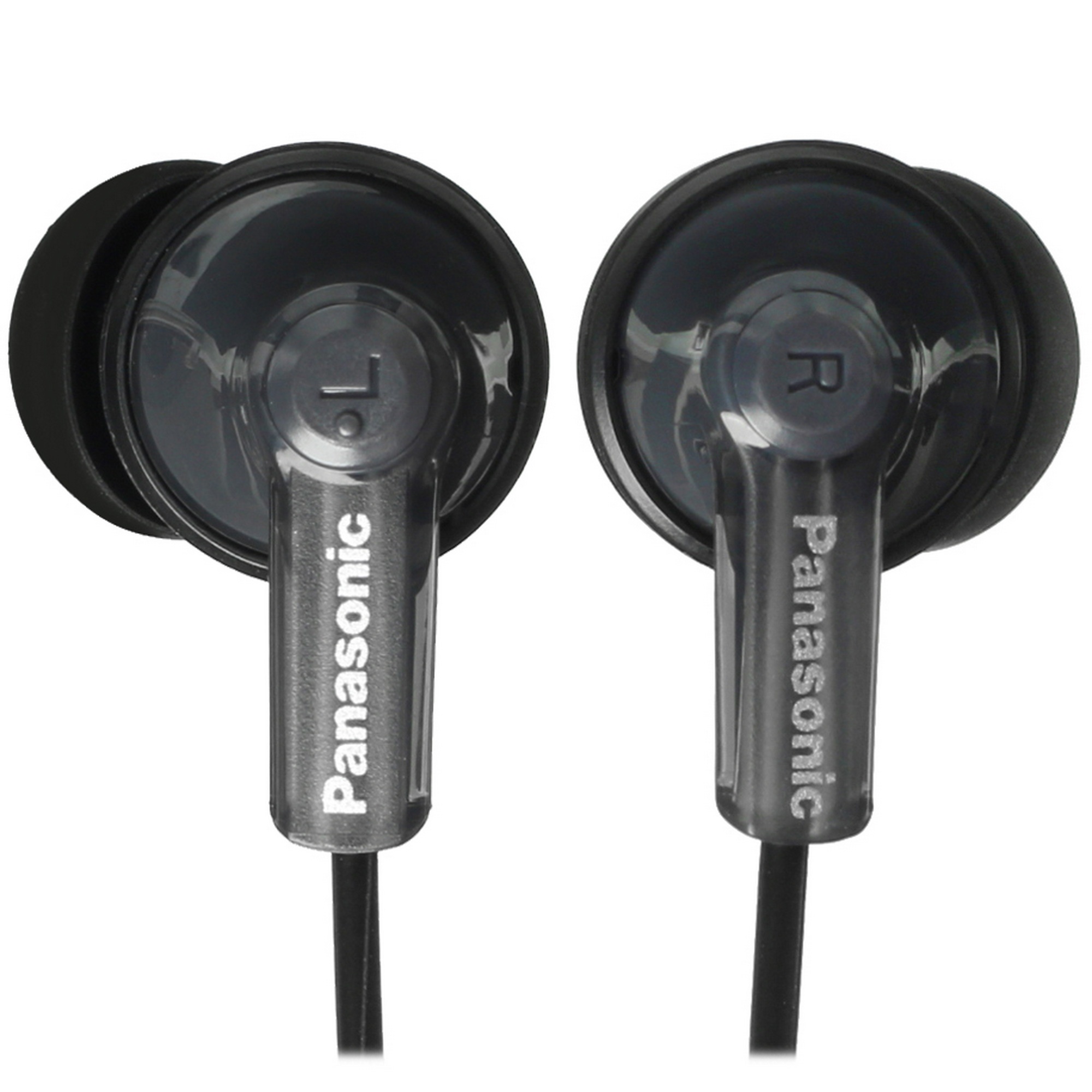 Наушники вкладыши Panasonic RP-HJE120 1.1м черный проводные в ушной раковине (RP-HJE120EEK)
