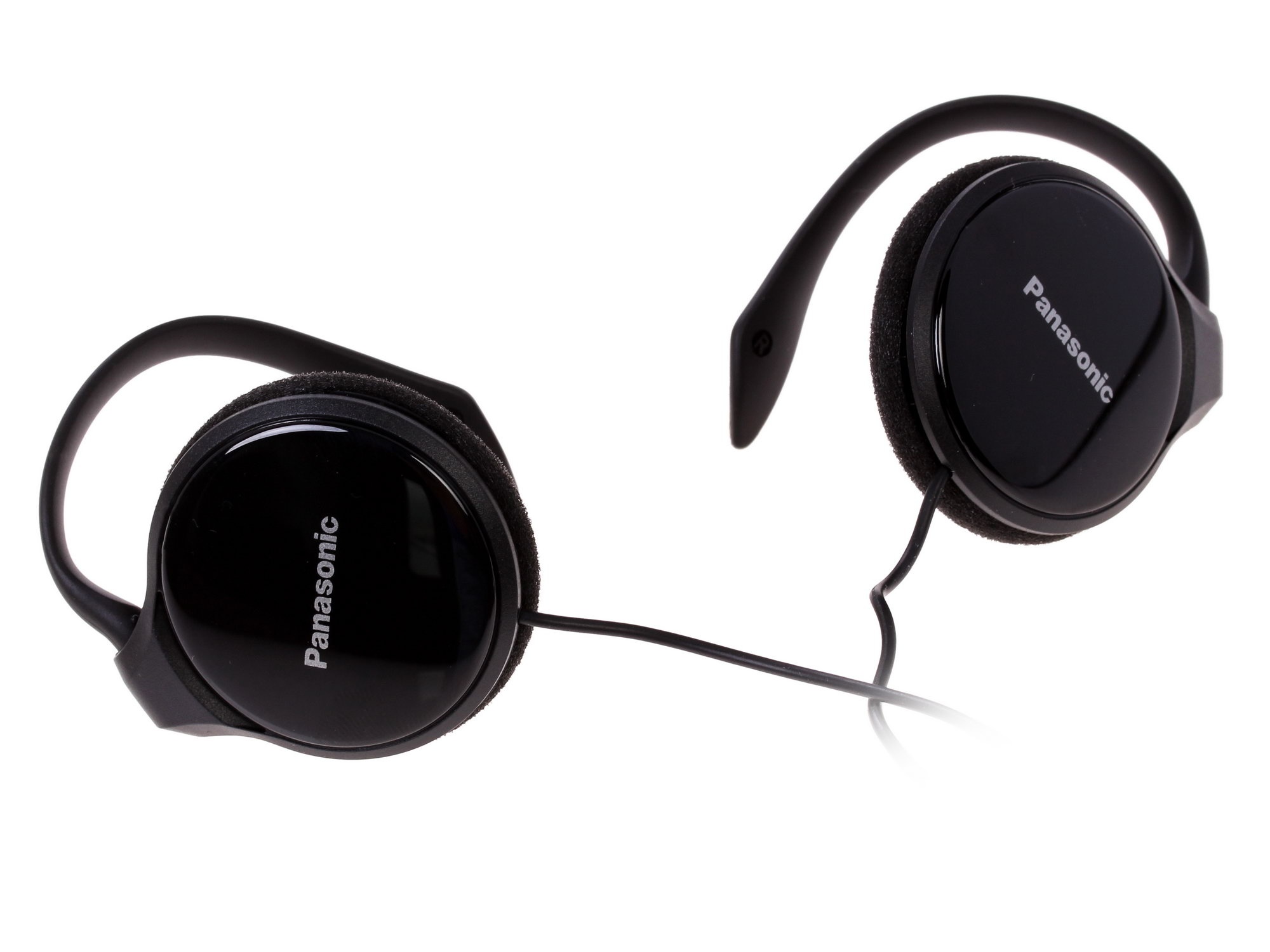 Наушники накладные Panasonic RP-HS46E-K 1.1м черный проводные (крепление за ухом)