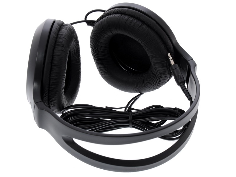 Наушники мониторные Panasonic RP-HT161E-K 2м черный проводные (оголовье)