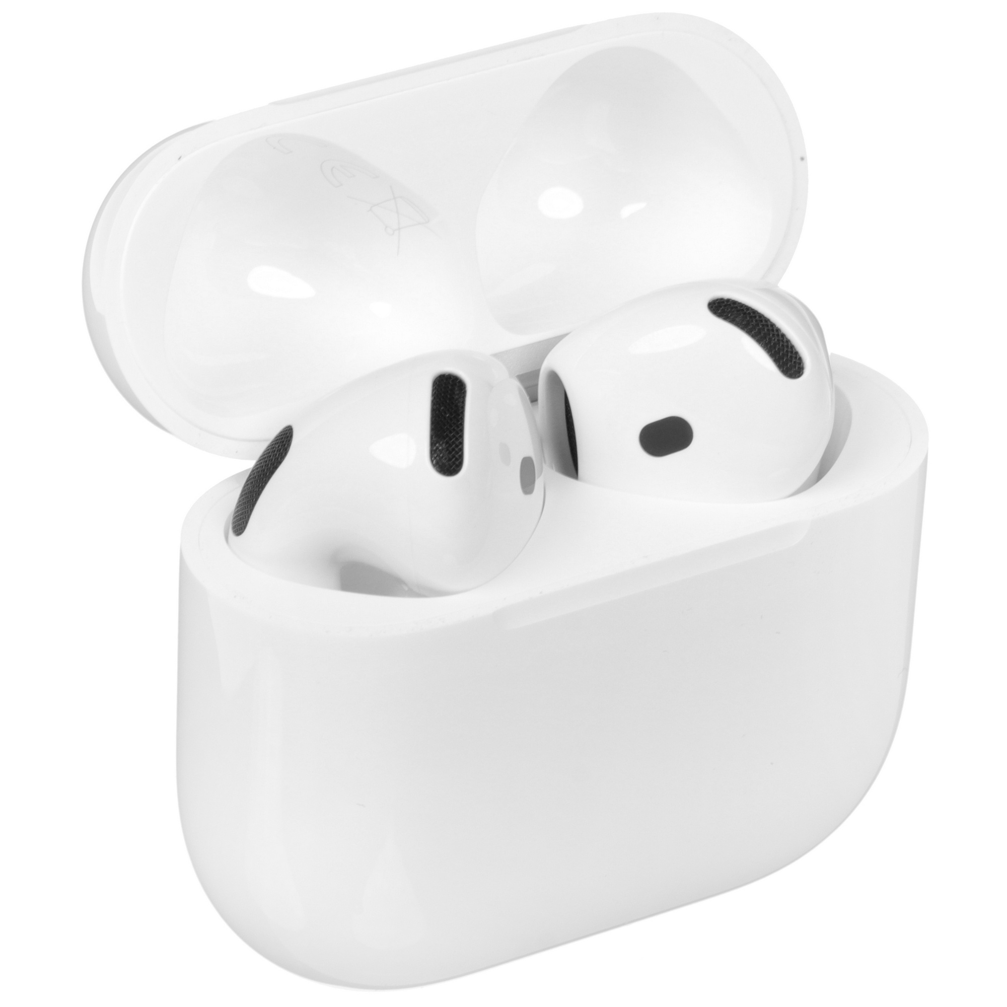 Гарнитура вкладыши Apple A3050,A3053,A3058 AirPods 4 белый (MXP63LL/A)