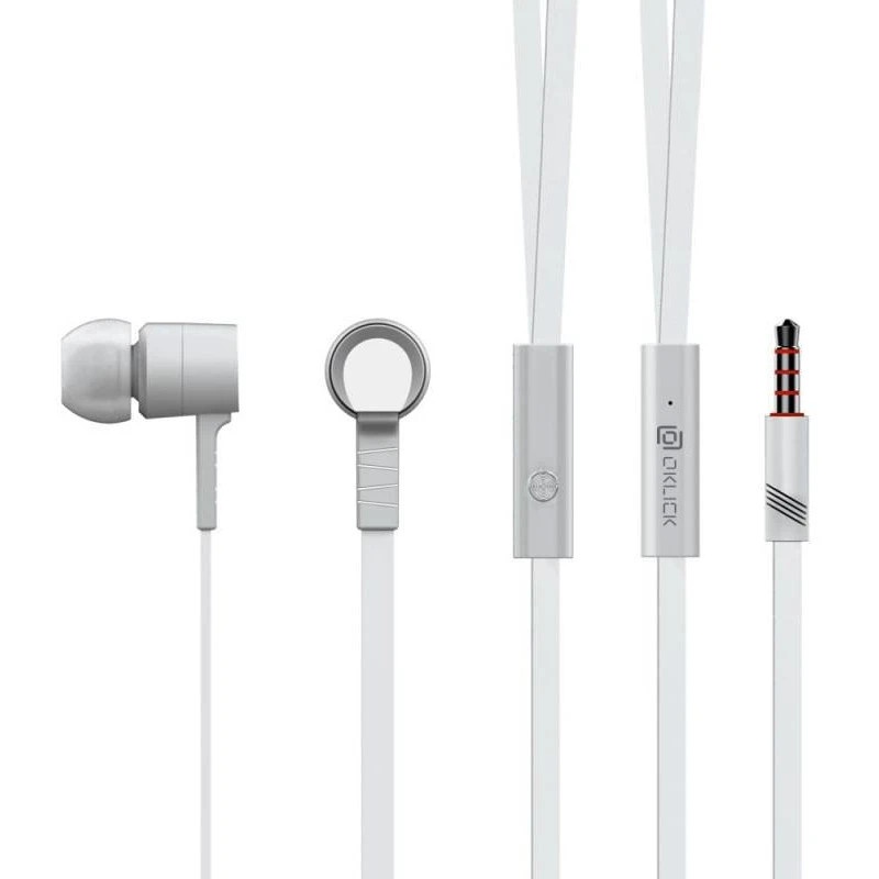 Наушники Oklick HS-S-220 1.1м белый проводные