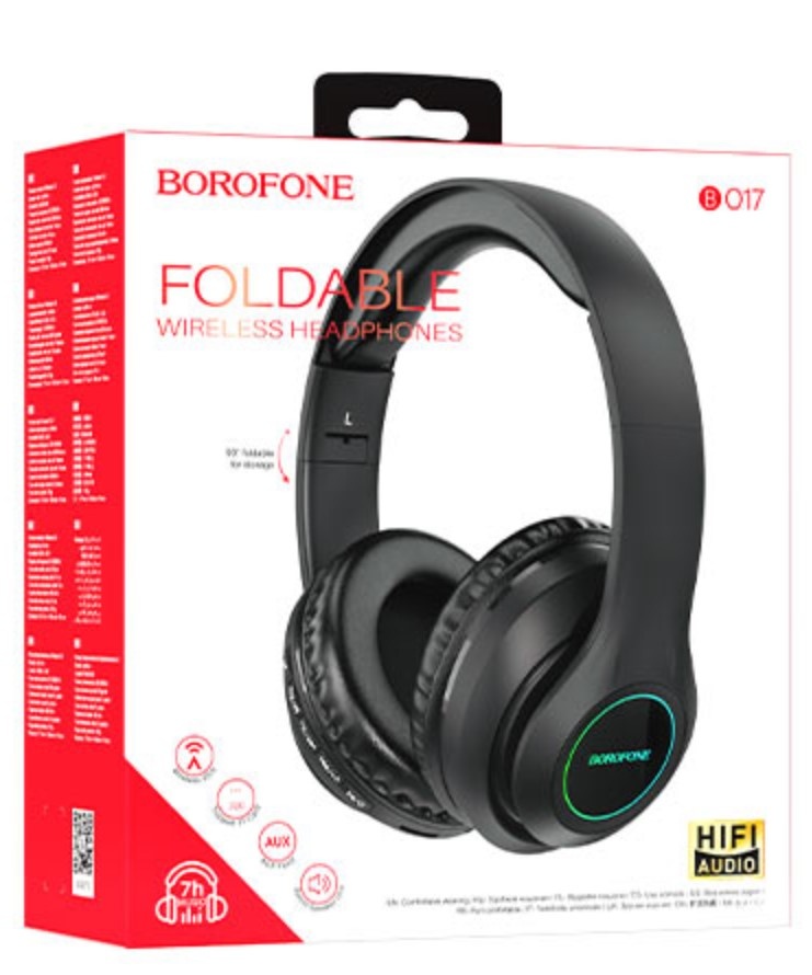 Беспроводные наушники BOROFONE (6974443384277) BO17 черный