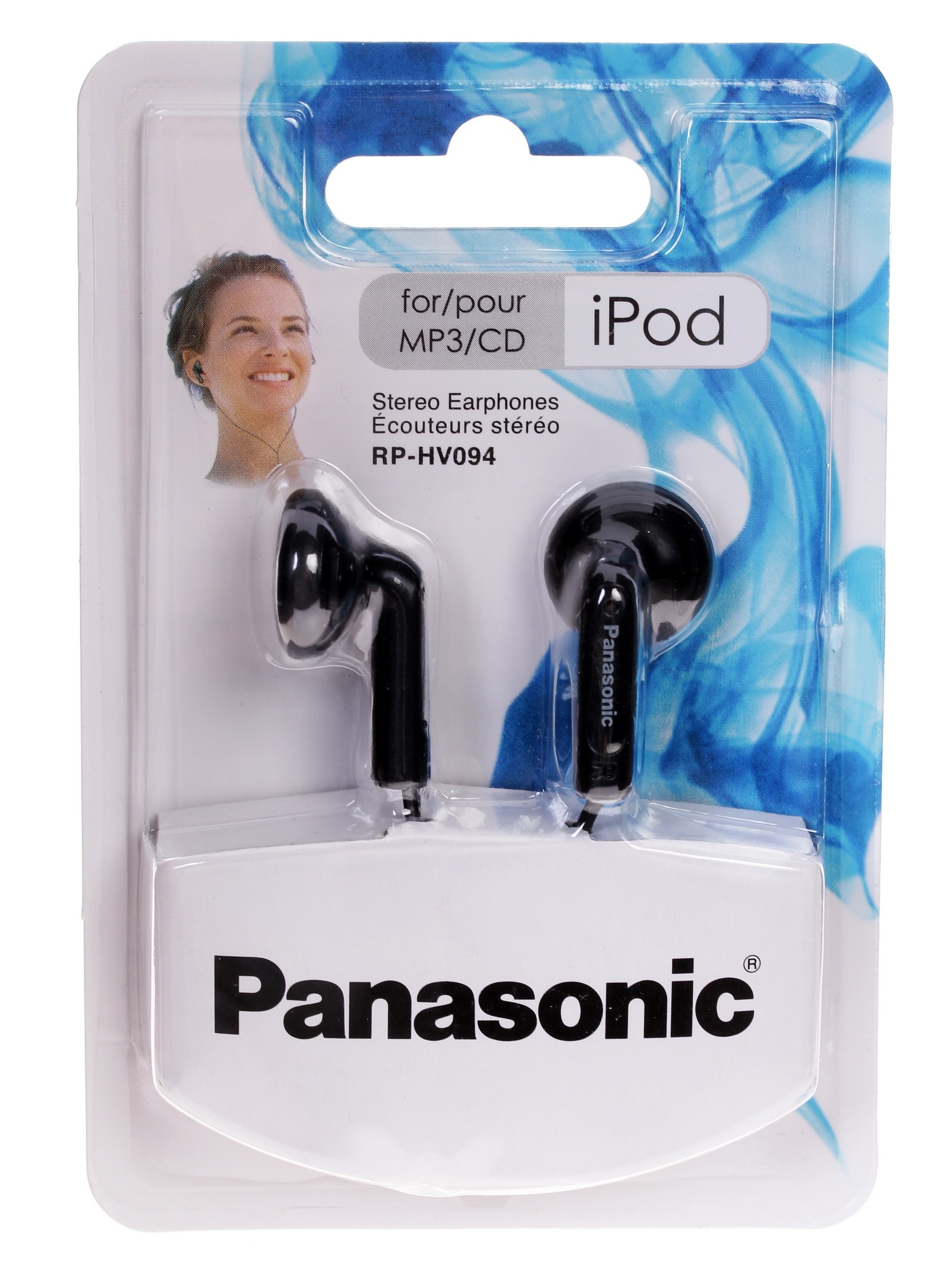 Наушники вкладыши Panasonic RP-HV094GU-K черный проводные (в ушной раковине)