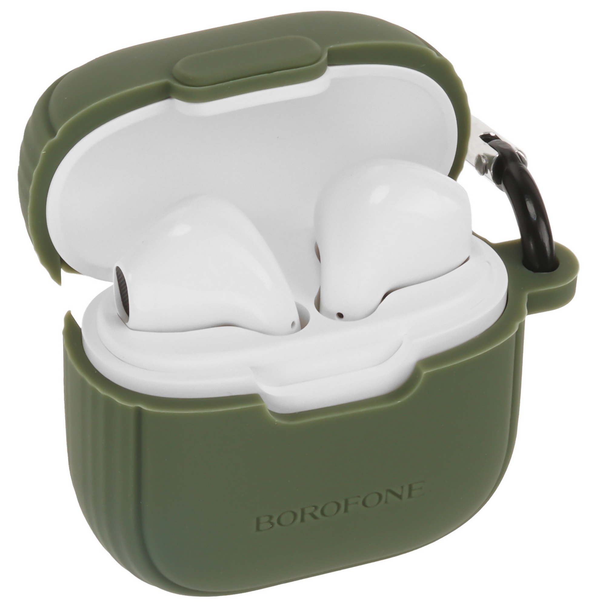 Наушники беспроводные BOROFONE (6974443389807) BW29 Charm TWS Forest Green