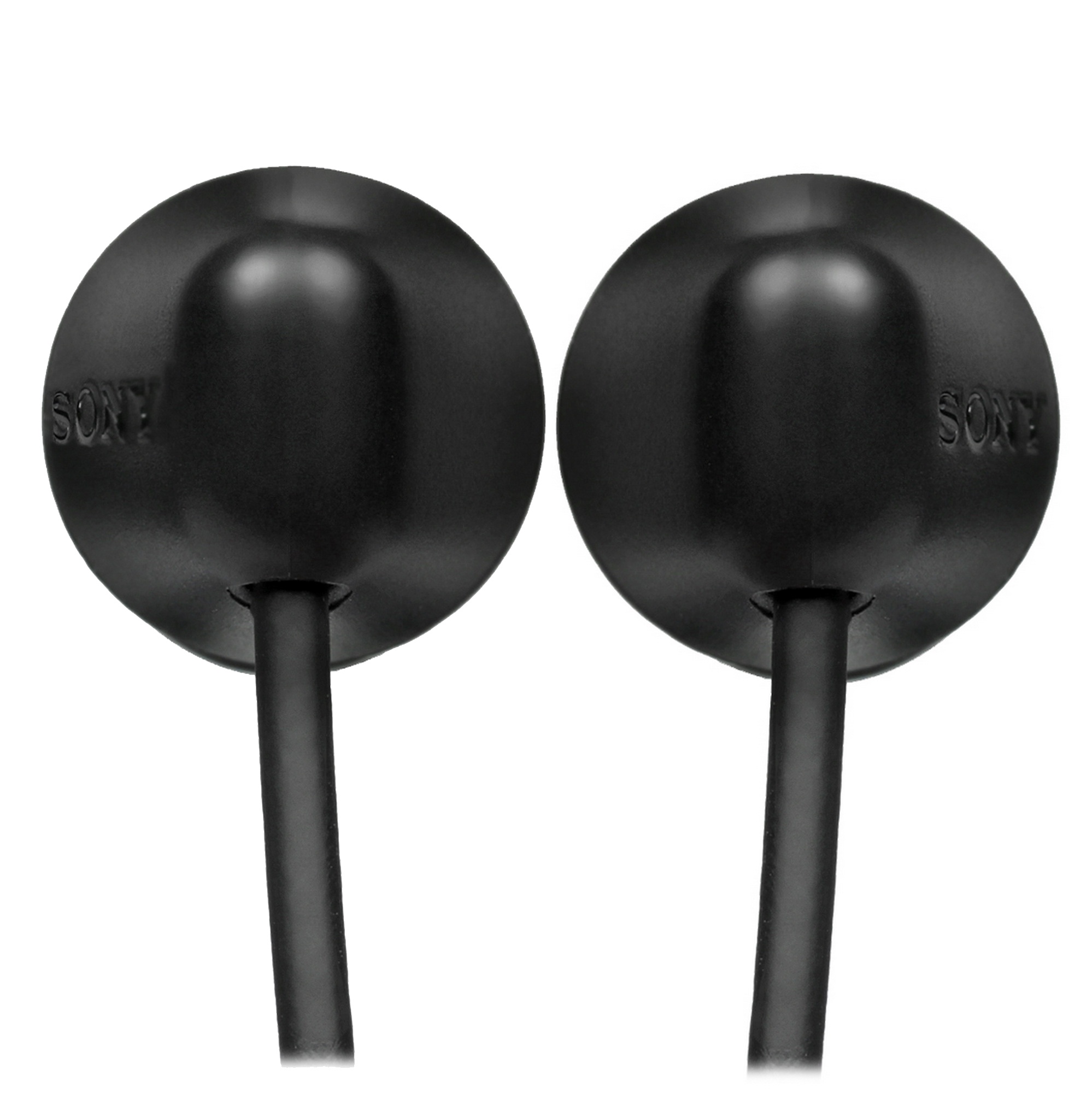 Гарнитура вкладыши Sony WI-C100 черный беспроводные bluetooth шейный обод