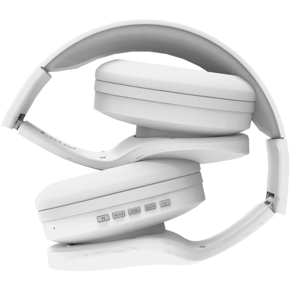 Гарнитура накладные Digma BT-17 белый/белый беспроводные bluetooth оголовье