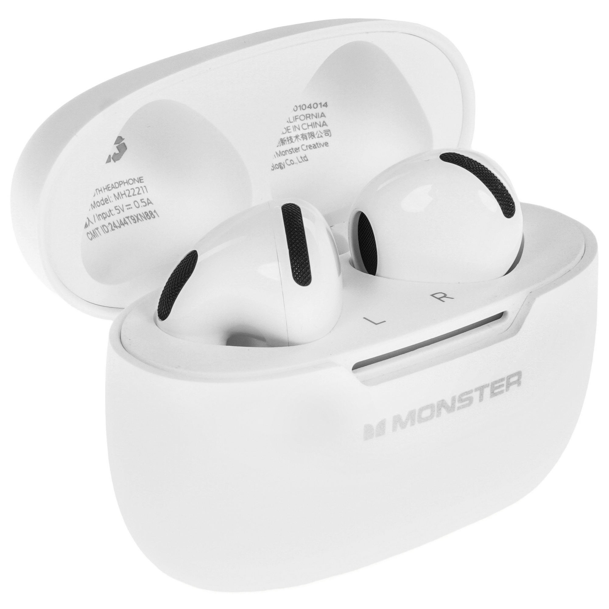 Беспроводные наушники MONSTER N-Lite 208 (MH22211) белые