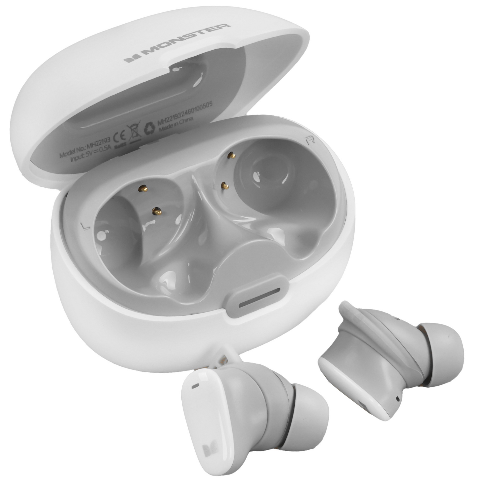 Беспроводные наушники MONSTER N-Lite 206 (MH22193) белые