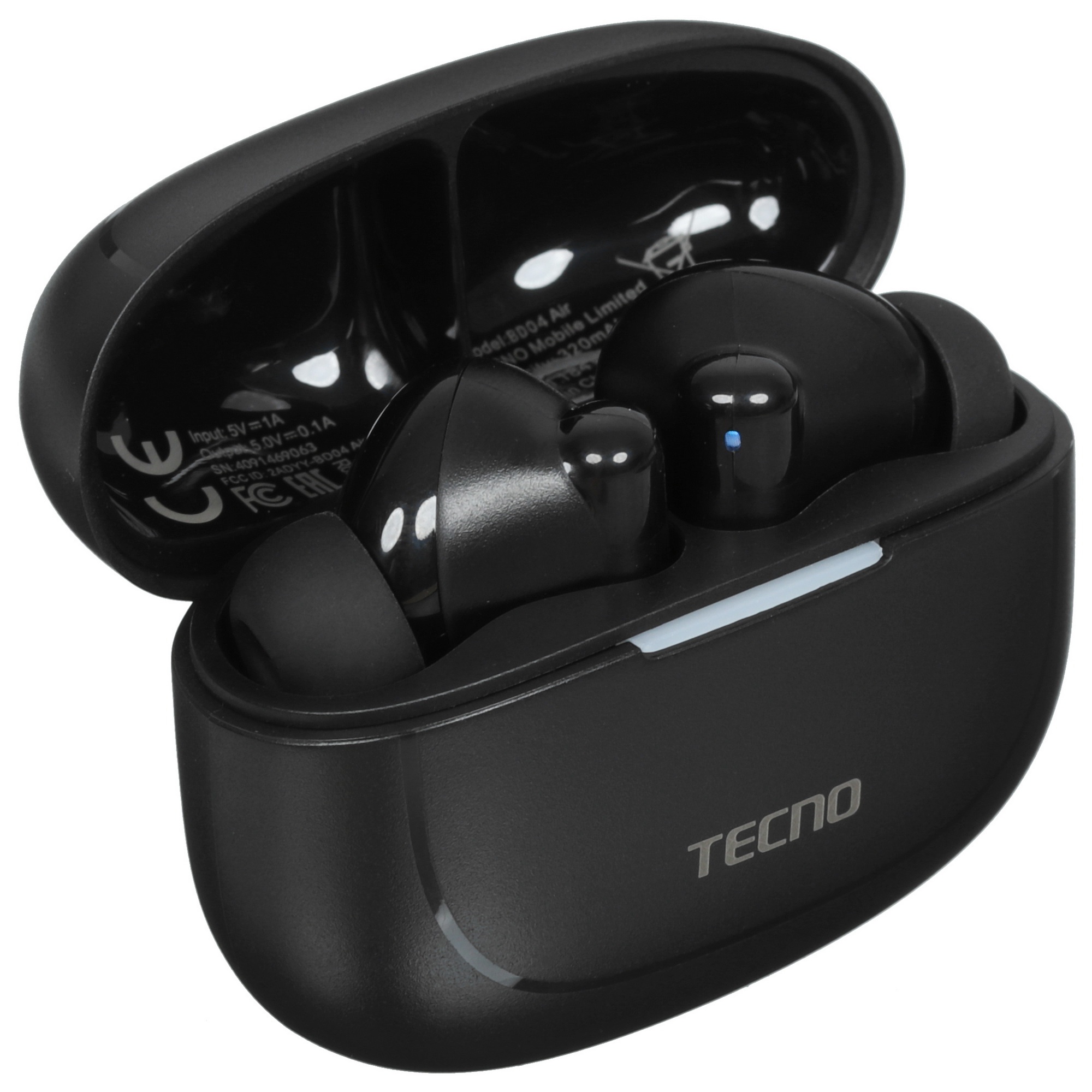 Наушники беспроводные Tecno Buds 4 BD04 Air черный