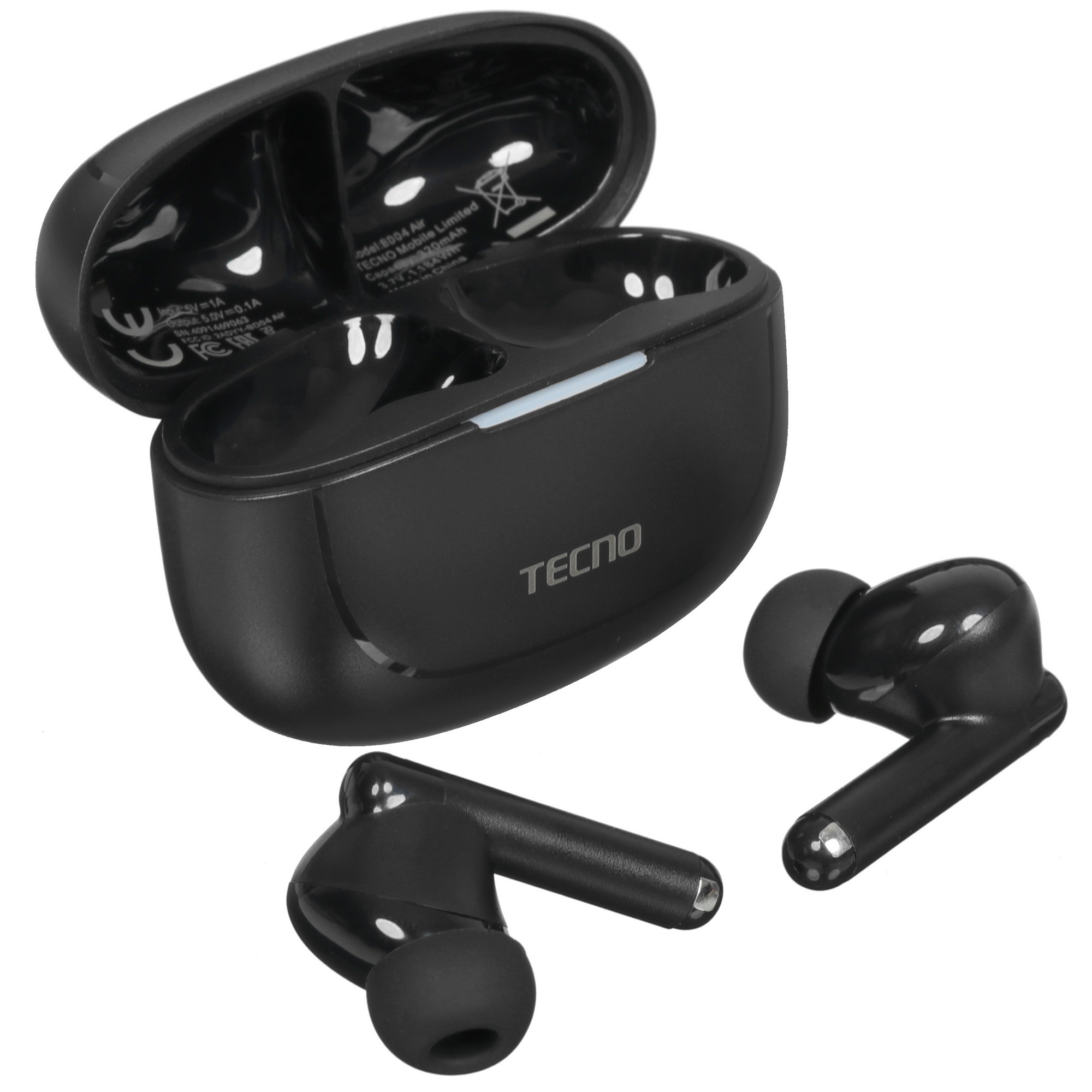 Наушники беспроводные Tecno Buds 4 BD04 Air черный