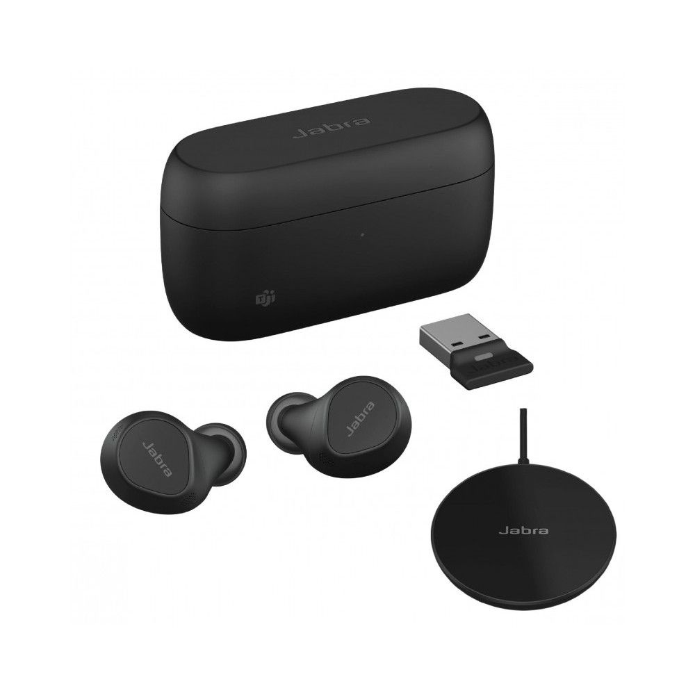 Наушники с микрофоном Jabra Evolve 2 Buds черный внутриканальные BT в ушной раковине (20797-999-989)