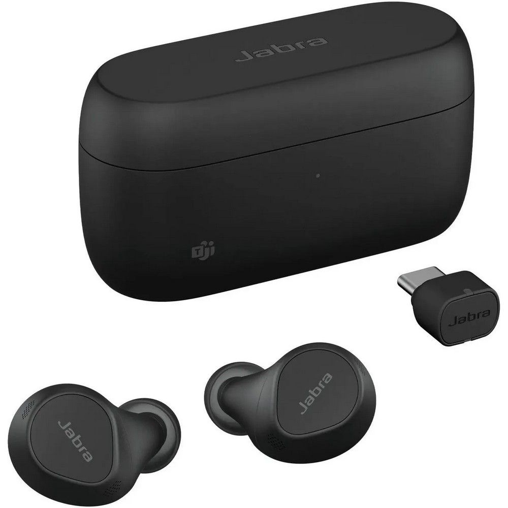 Наушники с микрофоном Jabra Evolve 2 Buds черный внутриканальные BT в ушной раковине (20797-999-989)
