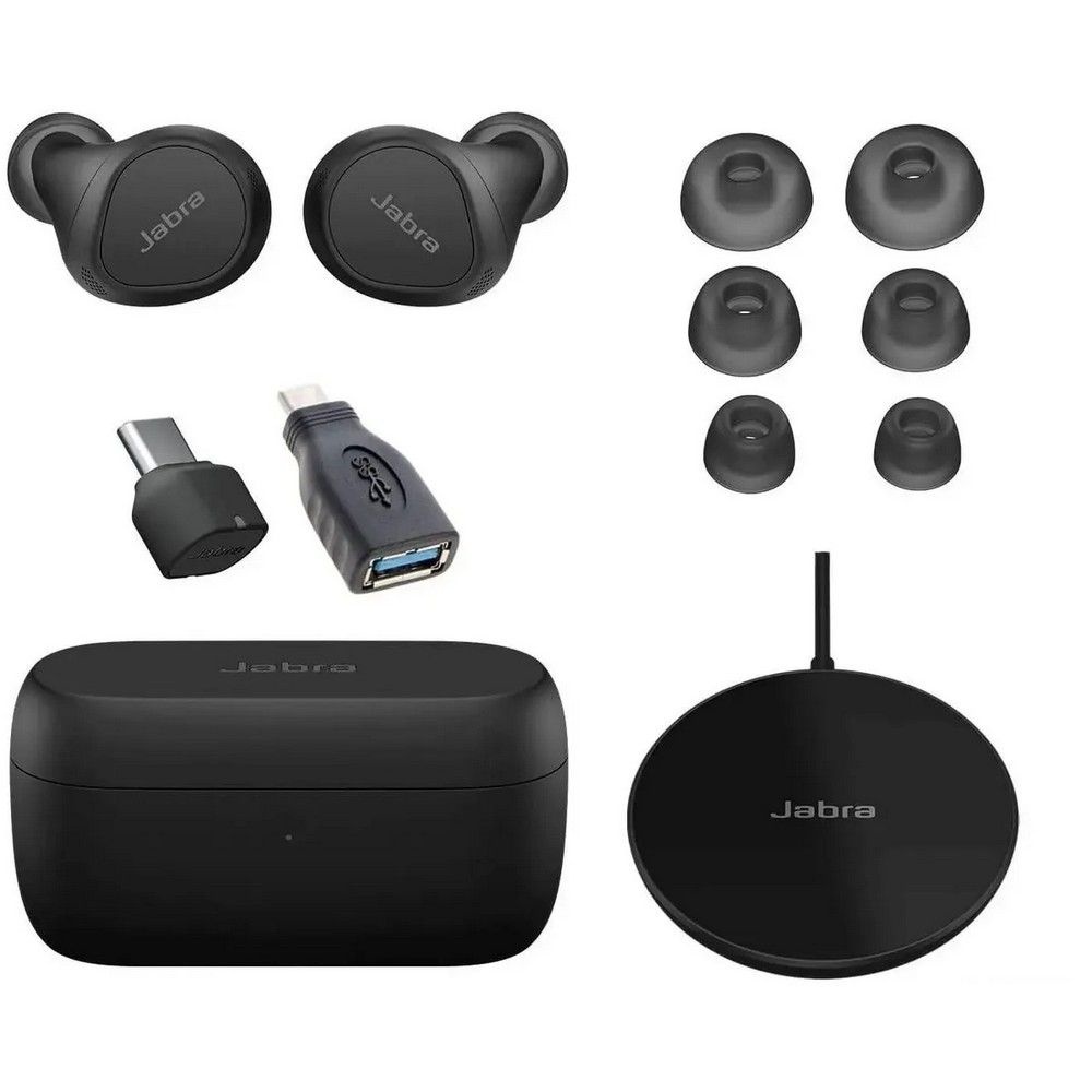 Наушники с микрофоном Jabra Evolve 2 Buds черный внутриканальные BT в ушной раковине (20797-999-989)