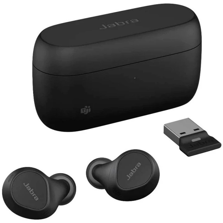 Наушники с микрофоном Jabra Evolve 2 Buds черный внутриканальные BT в ушной раковине