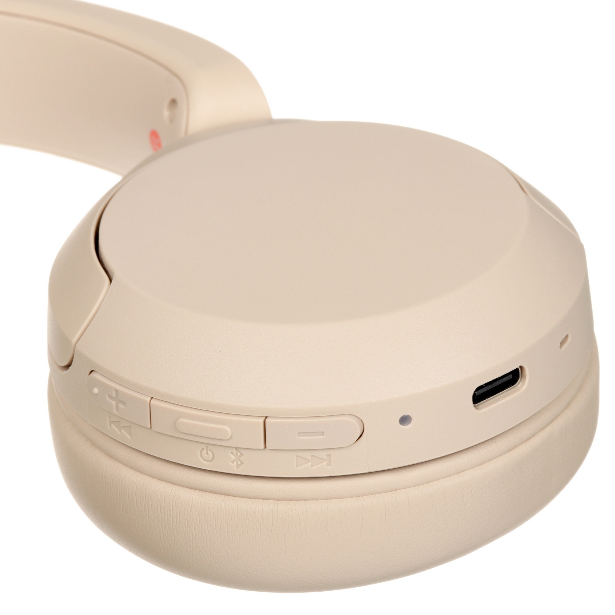 Наушники накладные Sony WH-CH520 бежевый беспроводные bluetooth оголовье