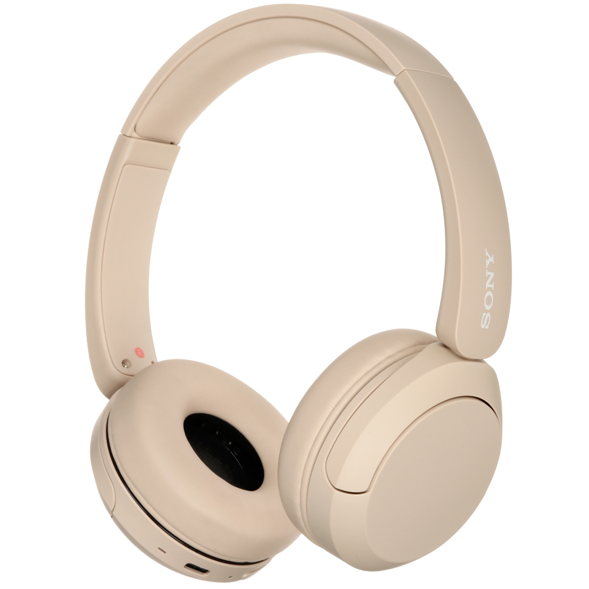 Наушники накладные Sony WH-CH520 бежевый беспроводные bluetooth оголовье