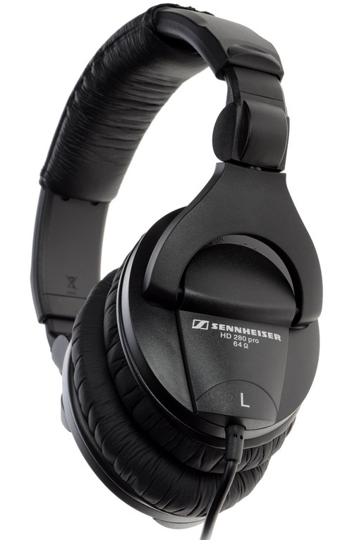 Наушники мониторы Sennheiser HD 280 Pro 3м черный проводные (оголовье)