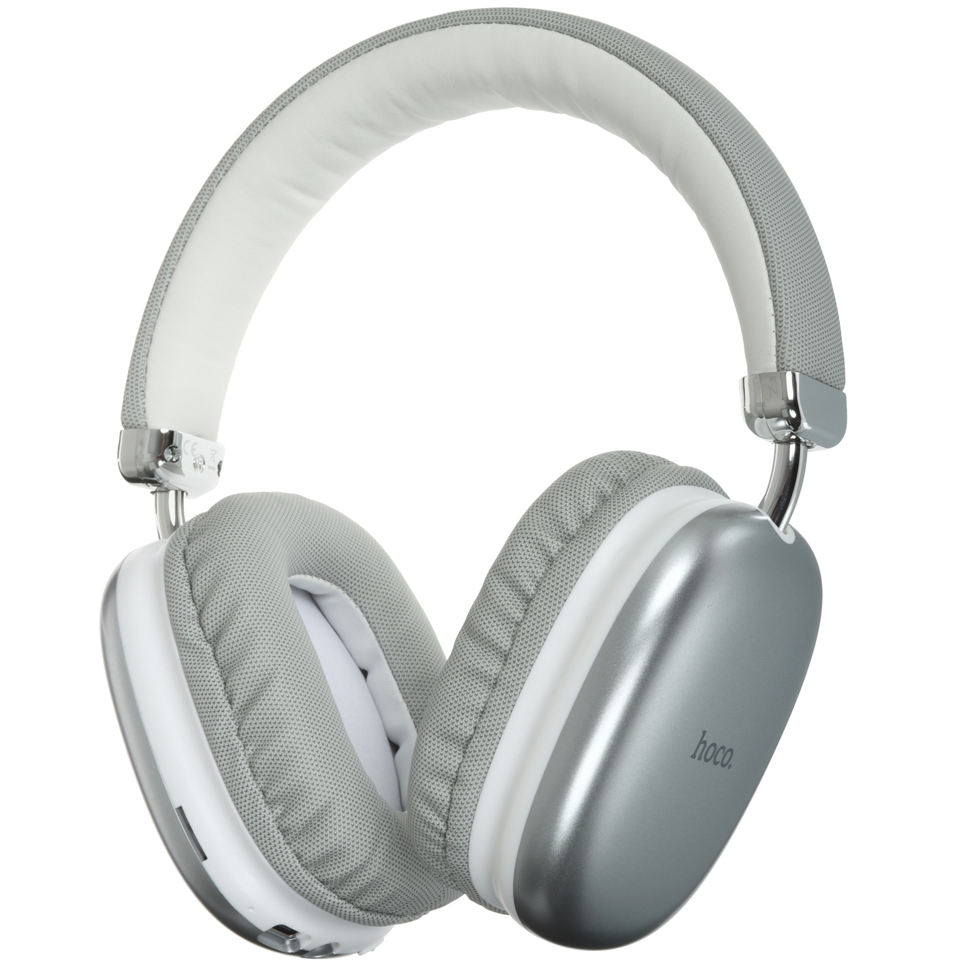 Наушники мониторные Hoco Air Triumph W35 серебристый беспроводные bluetooth оголовье