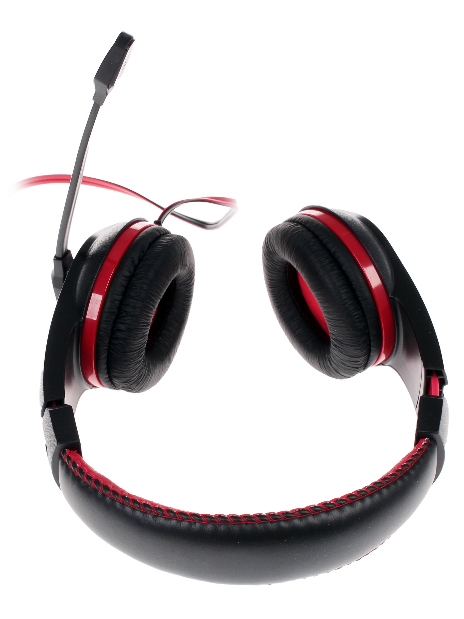 Наушники DEFENDER Warhead G-185 черный + красный, кабель 2 м