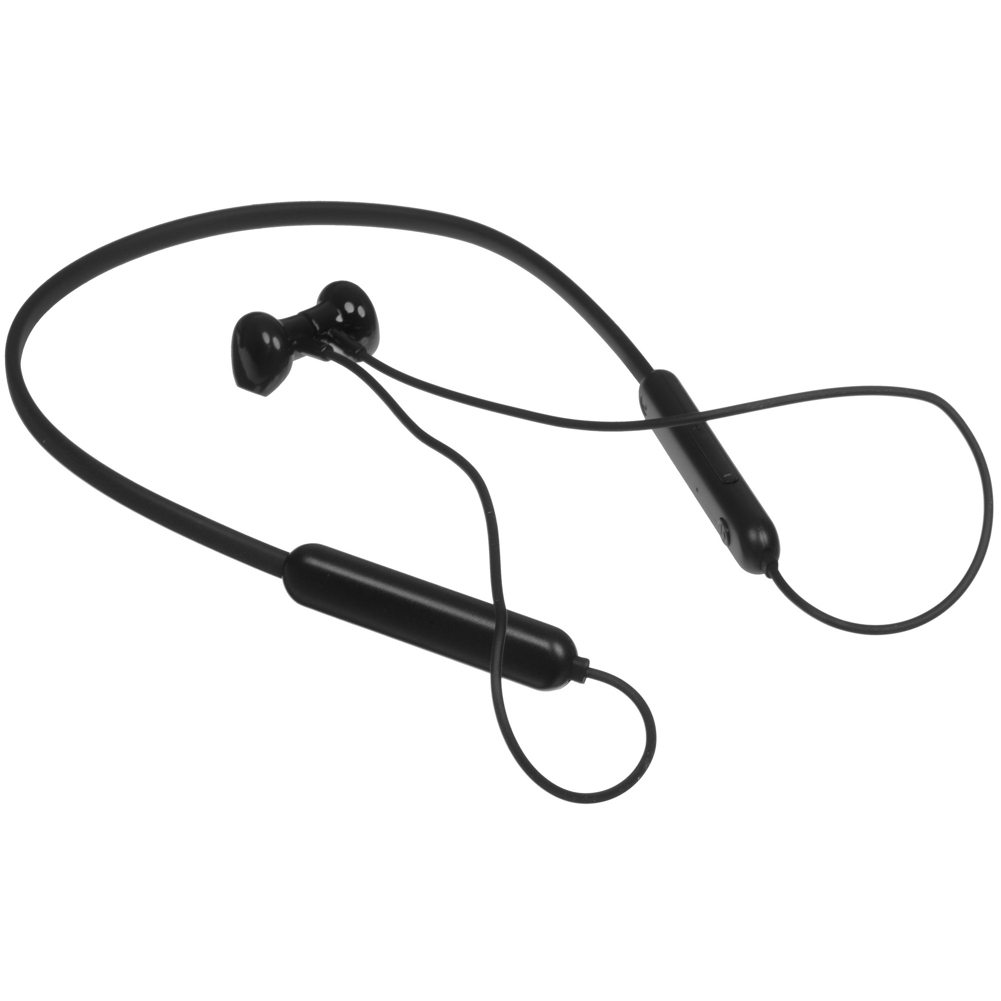 Наушники вкладыши Hoco ES67 черный беспроводные bluetooth шейный обод