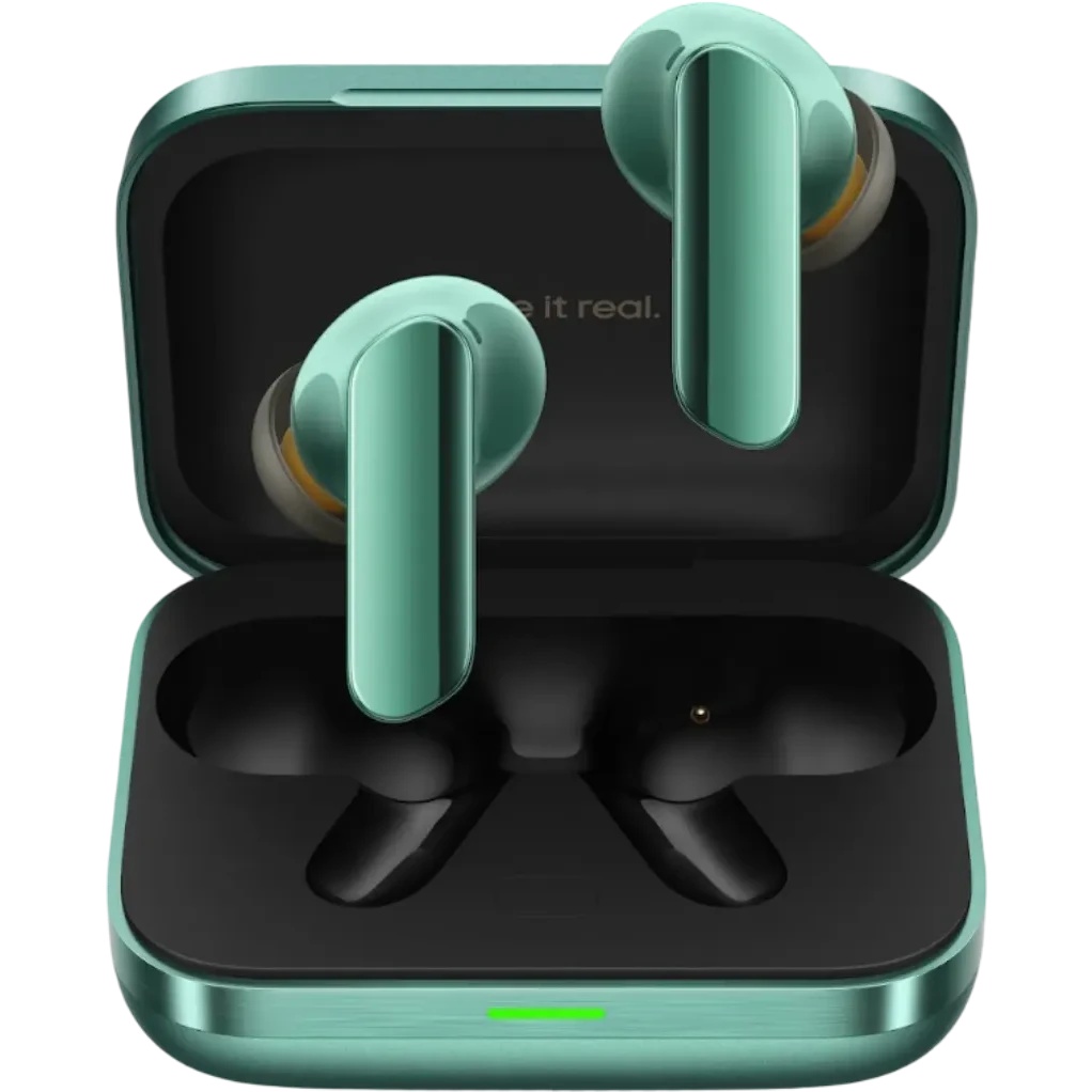 Гарнитура внутриканальные Realme Air 7 Pro (RMA2407) зеленый беспроводные bluetooth в ушной раковине