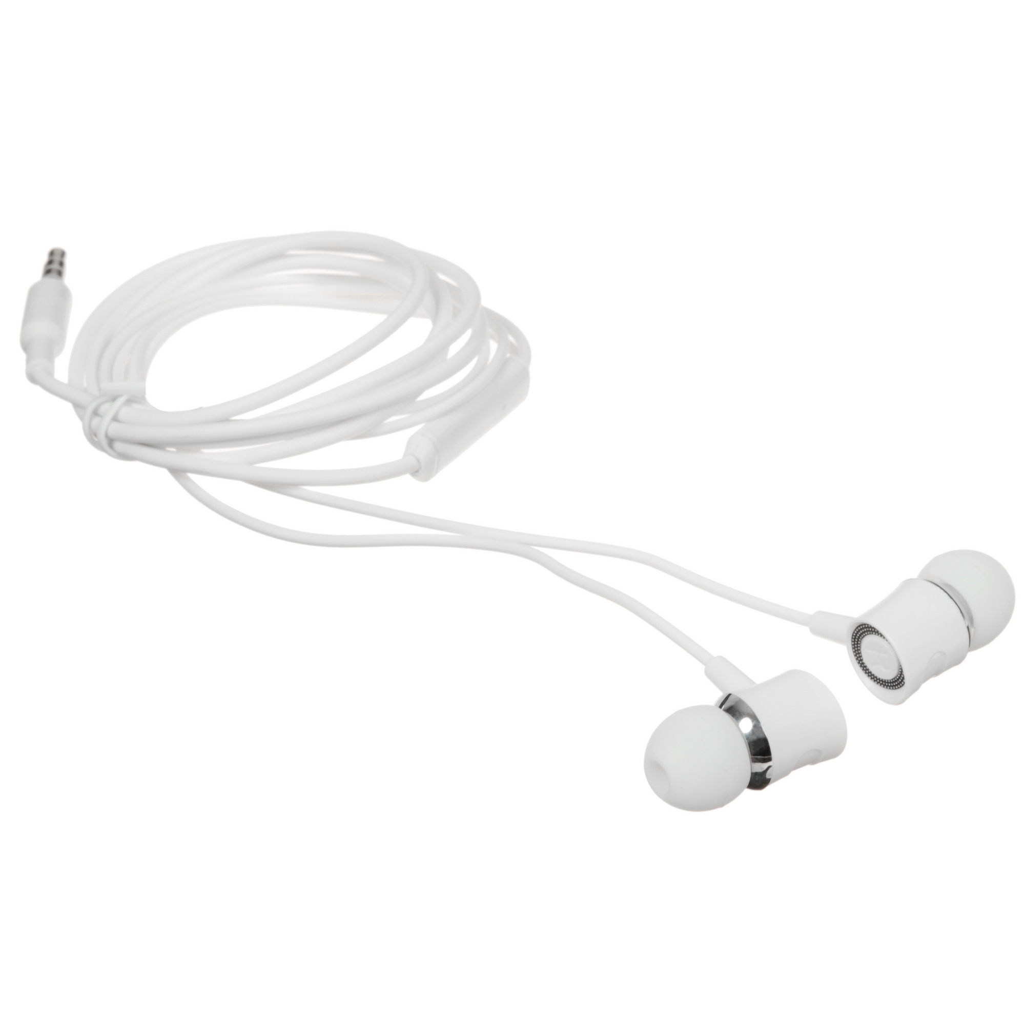 Многофункциональная кнопка HOCO M37 Наушники + микрофон/ 1.2м/ 3.5 mm jack/ White