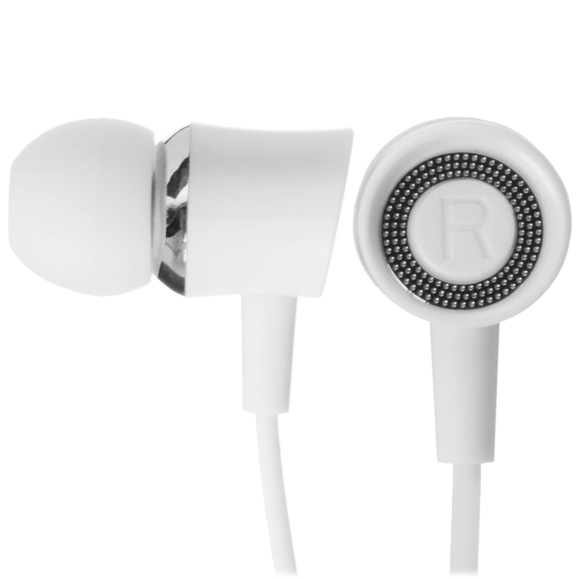 Многофункциональная кнопка HOCO M37 Наушники + микрофон/ 1.2м/ 3.5 mm jack/ White
