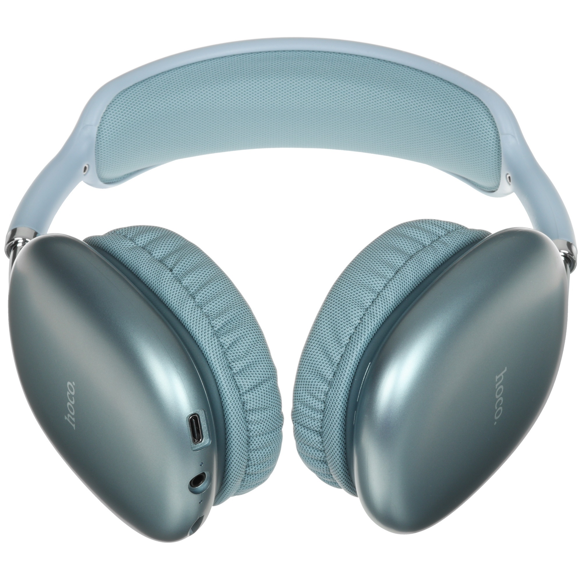 Наушники мониторные Hoco Air Triumph W35 голубой беспроводные bluetooth оголовье