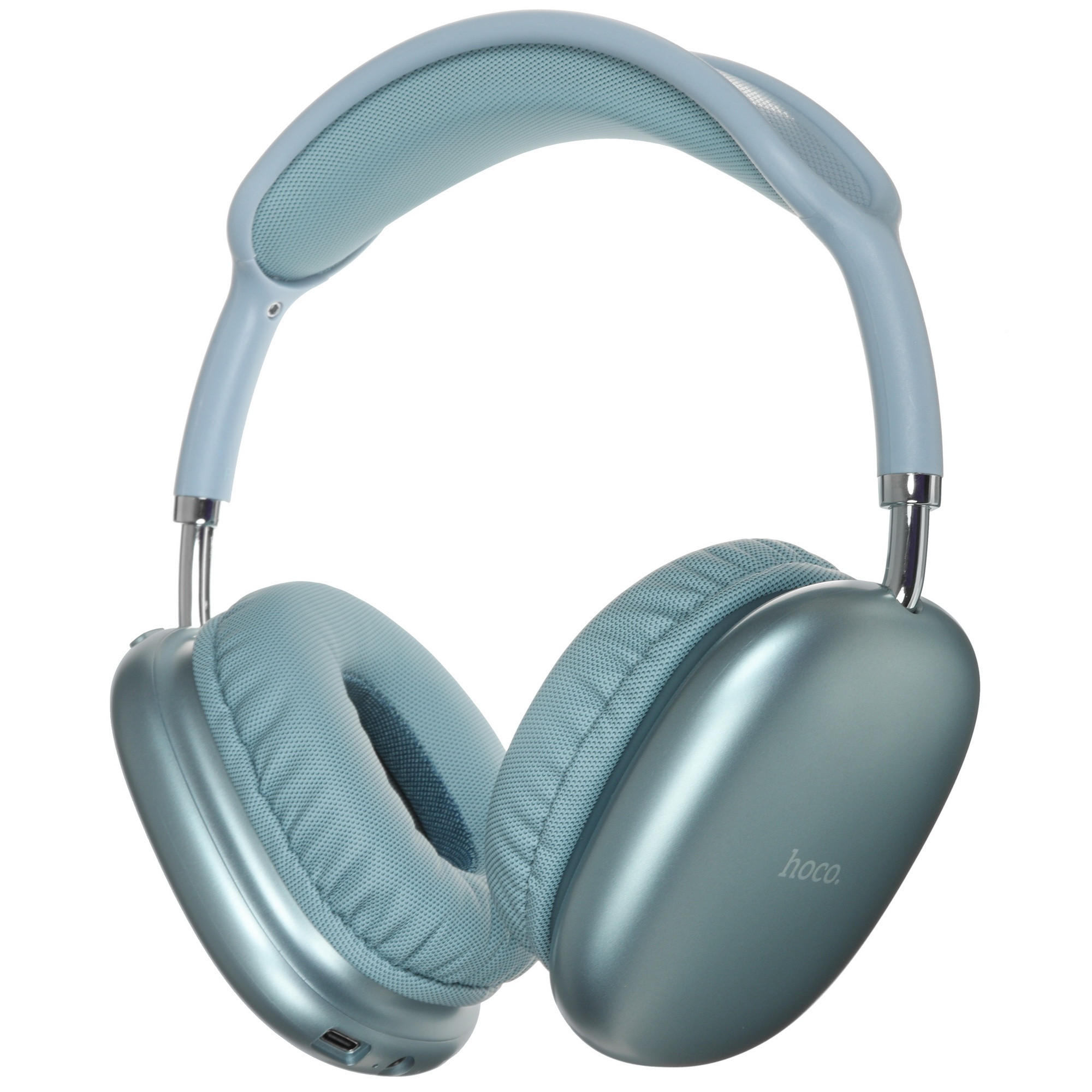 Наушники мониторные Hoco Air Triumph W35 голубой беспроводные bluetooth оголовье