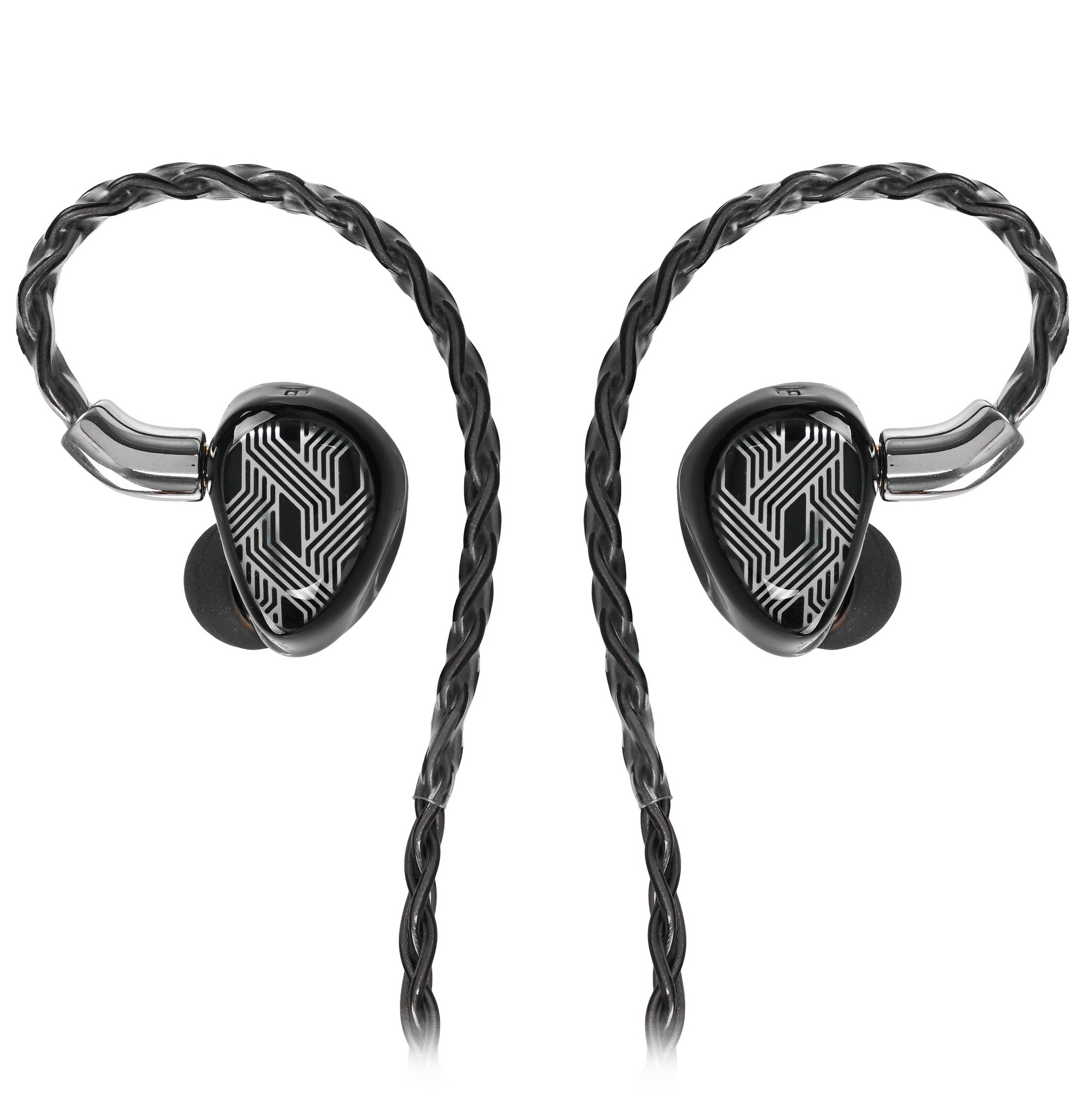 Наушники внутриканальные Fiio FA19 1.2м черный проводные в ушной раковине